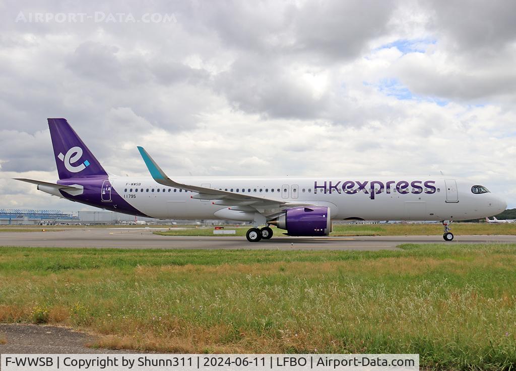 F-WWSB, 2024 Airbus A321-251NX C/N 11795, C/n 11795 - To be B-KKF
