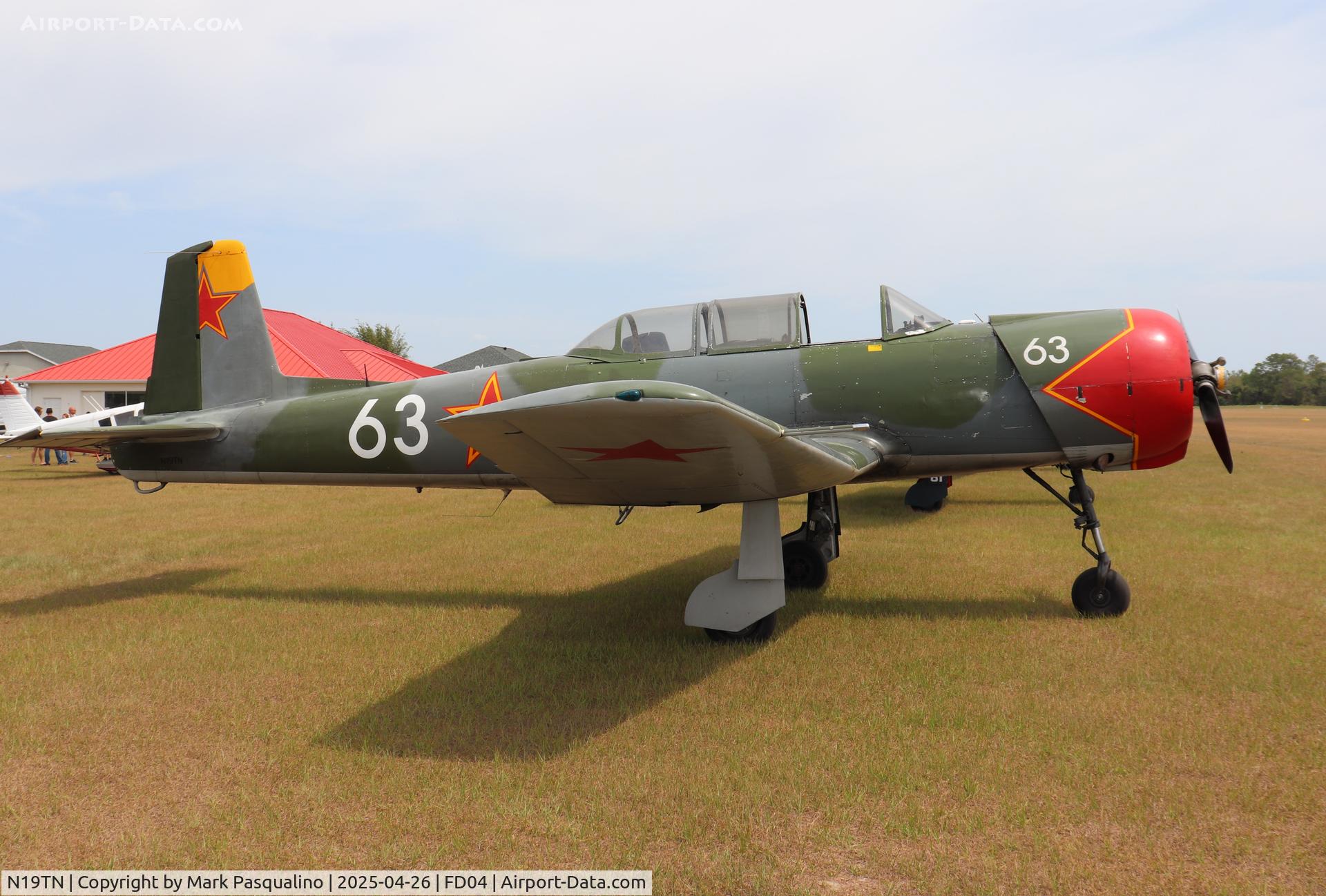 N19TN, 1967 Nanchang CJ-6A C/N 2532045, Nanchang CJ-6A
