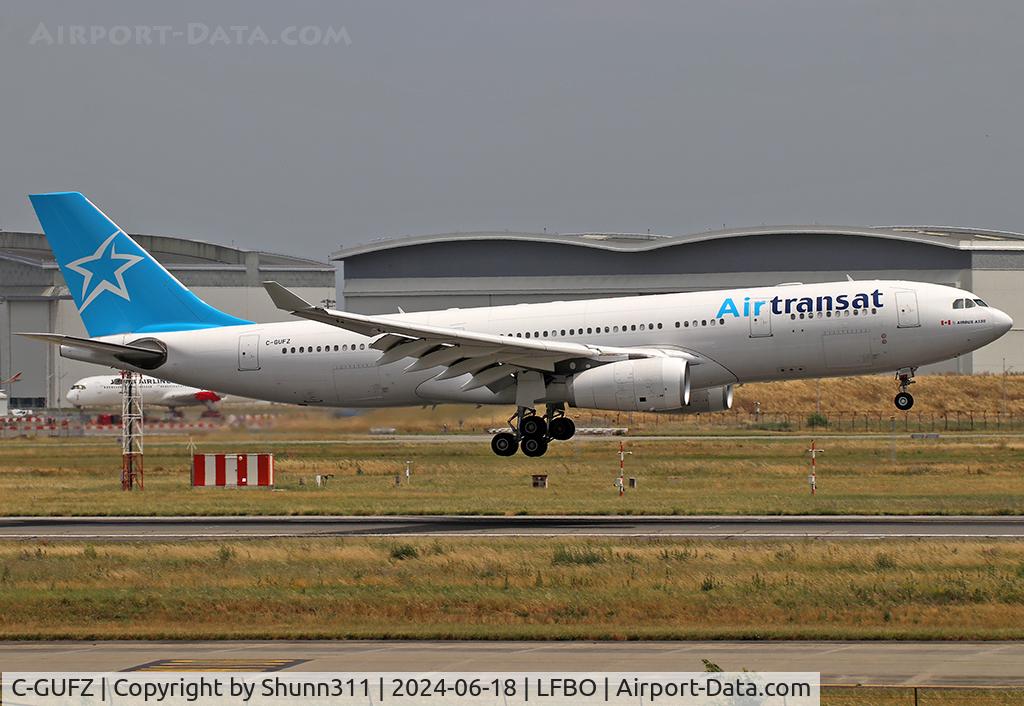 C-GUFZ, 2009 Airbus A330-243 C/N 1045, Landing rwy 14R in modified new livery...