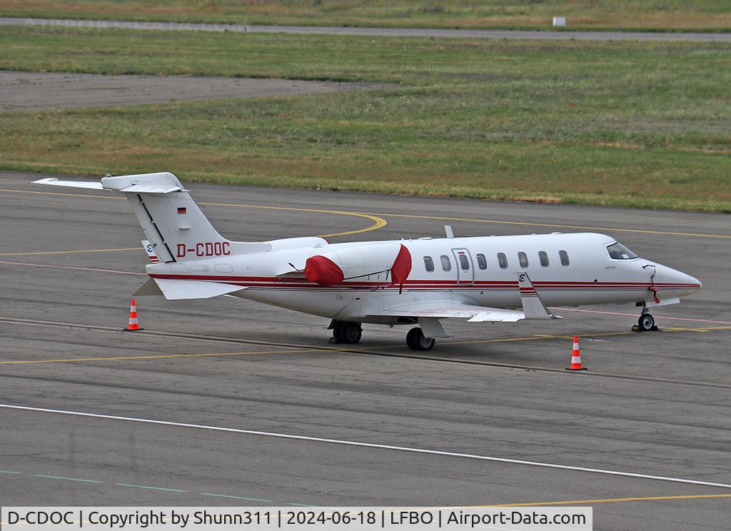 D-CDOC, 1998 Learjet 45 C/N 45-018, Parked at the General Aviation area...