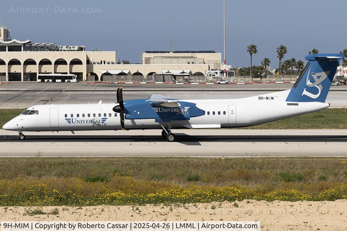 9H-MIM, 2009 Bombardier DHC-8-402Q Dash 8 Dash 8 C/N 4253, Runway 31 