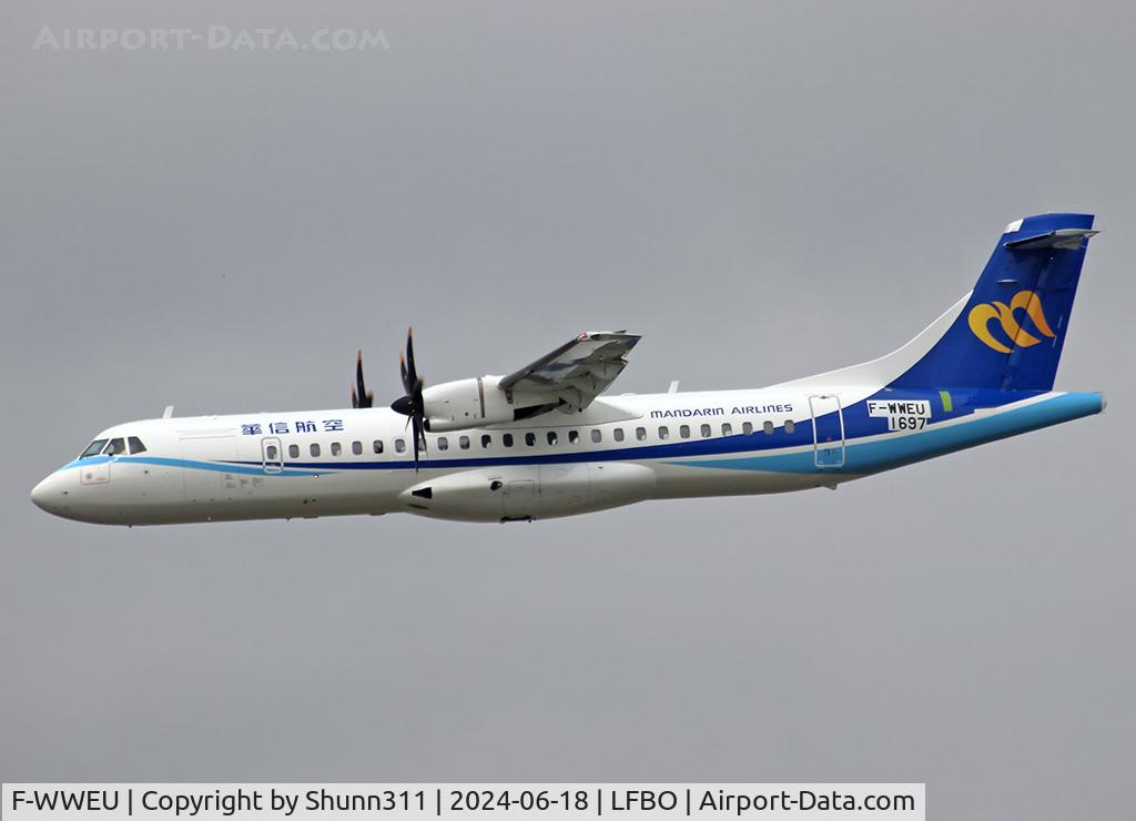F-WWEU, 2024 ATR 72-600 C/N 1697, C/n 1697 - To be B-16863