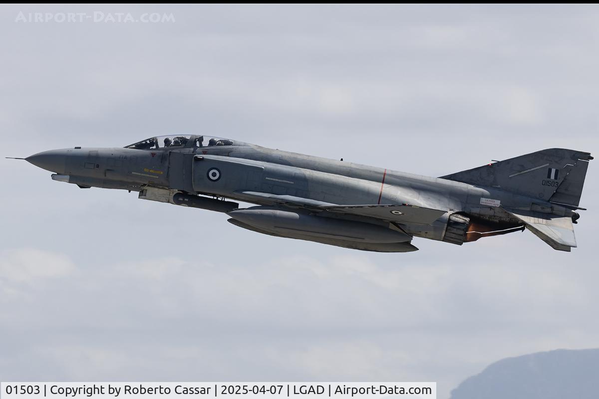 01503, 1974 McDonnell Douglas F-4E AUP Phantom II C/N 4451, Exercise Iniochos 2025