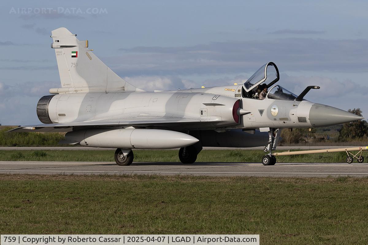759, Dassault Mirage 2000-9EAD C/N 759, Exercise Iniochos 2025