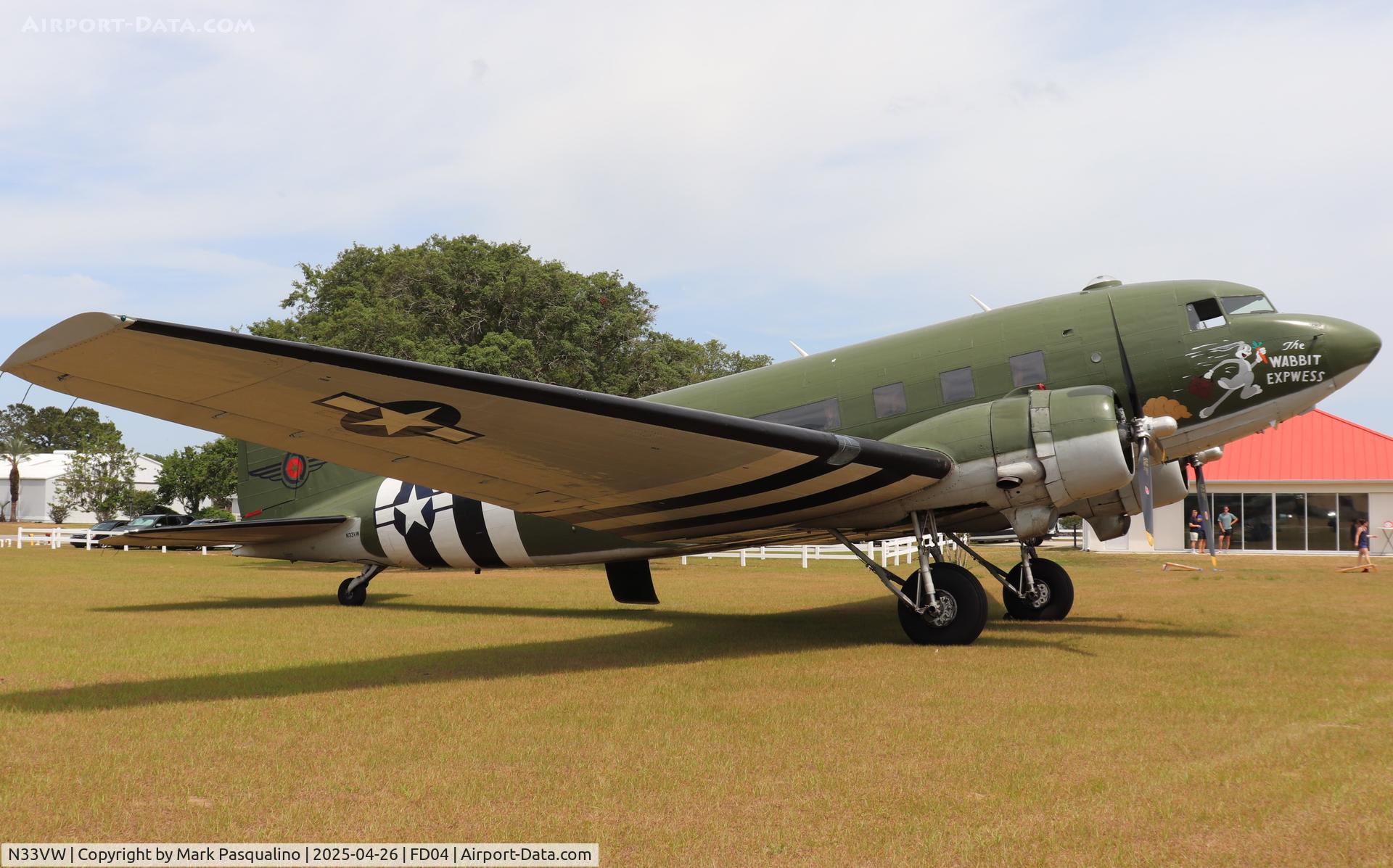 N33VW, 1943 Douglas DC3C-S1C3G (C-47A) C/N 20401, Douglas DC3C-S1C3G