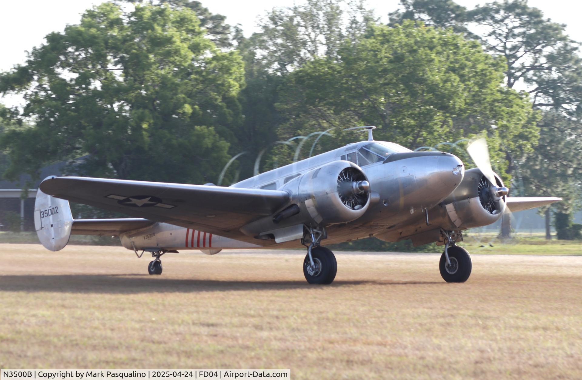 N3500B, 1953 Beech D18S C/N A-973, Beech D18S
