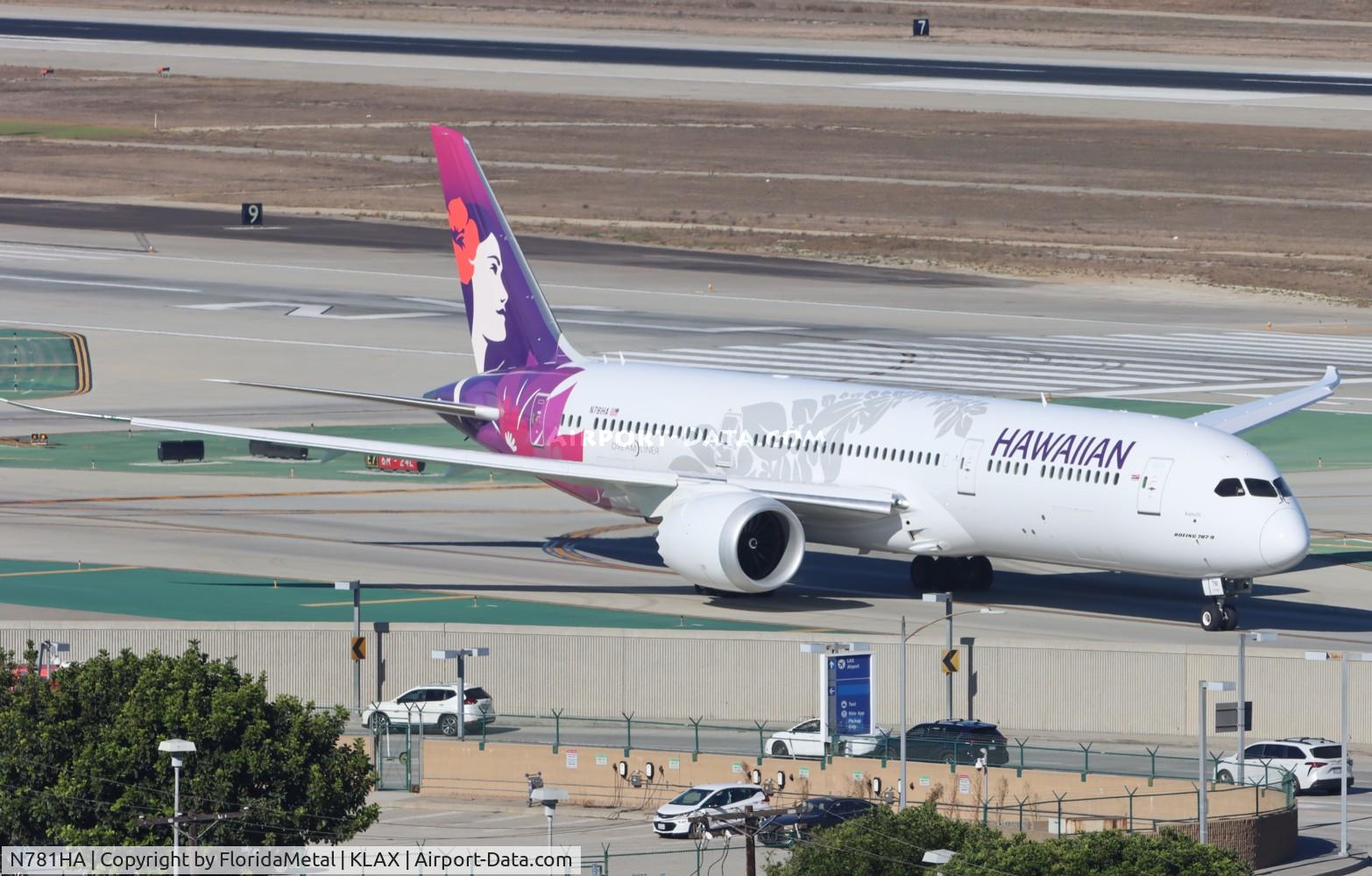 N781HA, 2024 Boeing 787-9 Dreamliner Dreamliner C/N 66429, HAL 789 zx lax-hnl