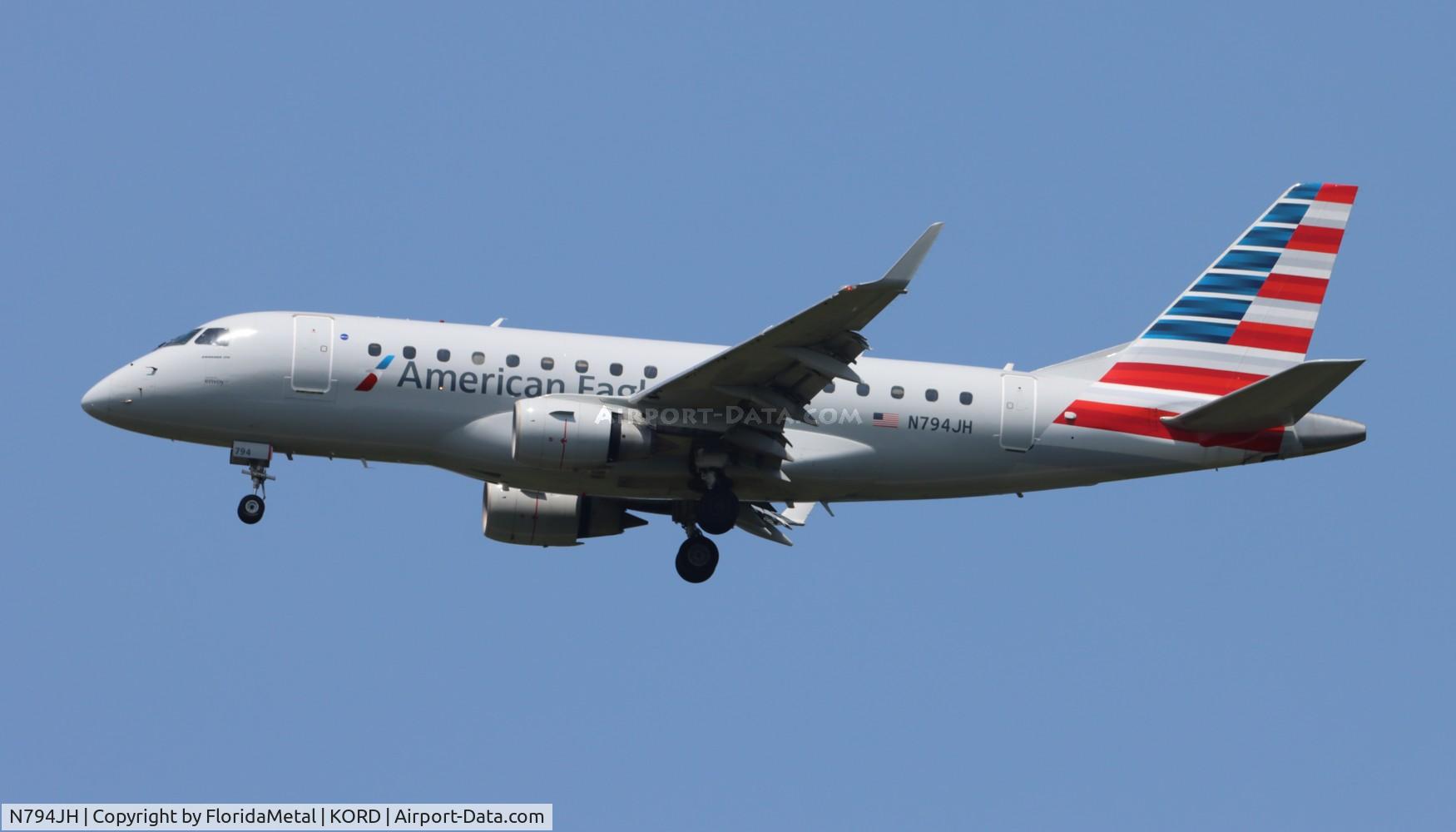 N794JH, 2005 Embraer 170LR (ERJ-170-100SE) C/N 17000066, ENY/AE E170 zx bna-ord