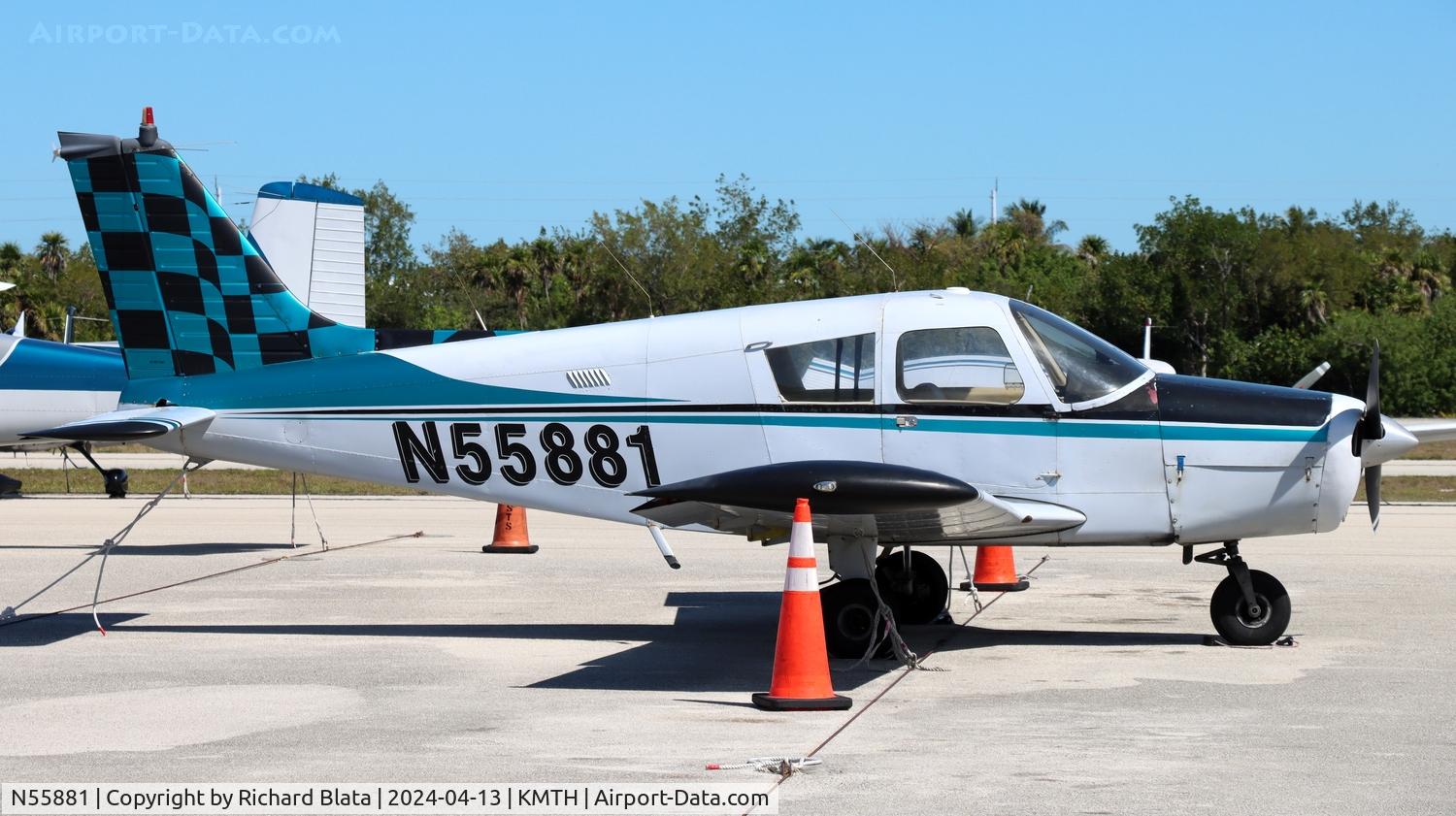 N55881, 1973 Piper PA-28-140 C/N 28-7325518, Take this picture on my way to Key West.