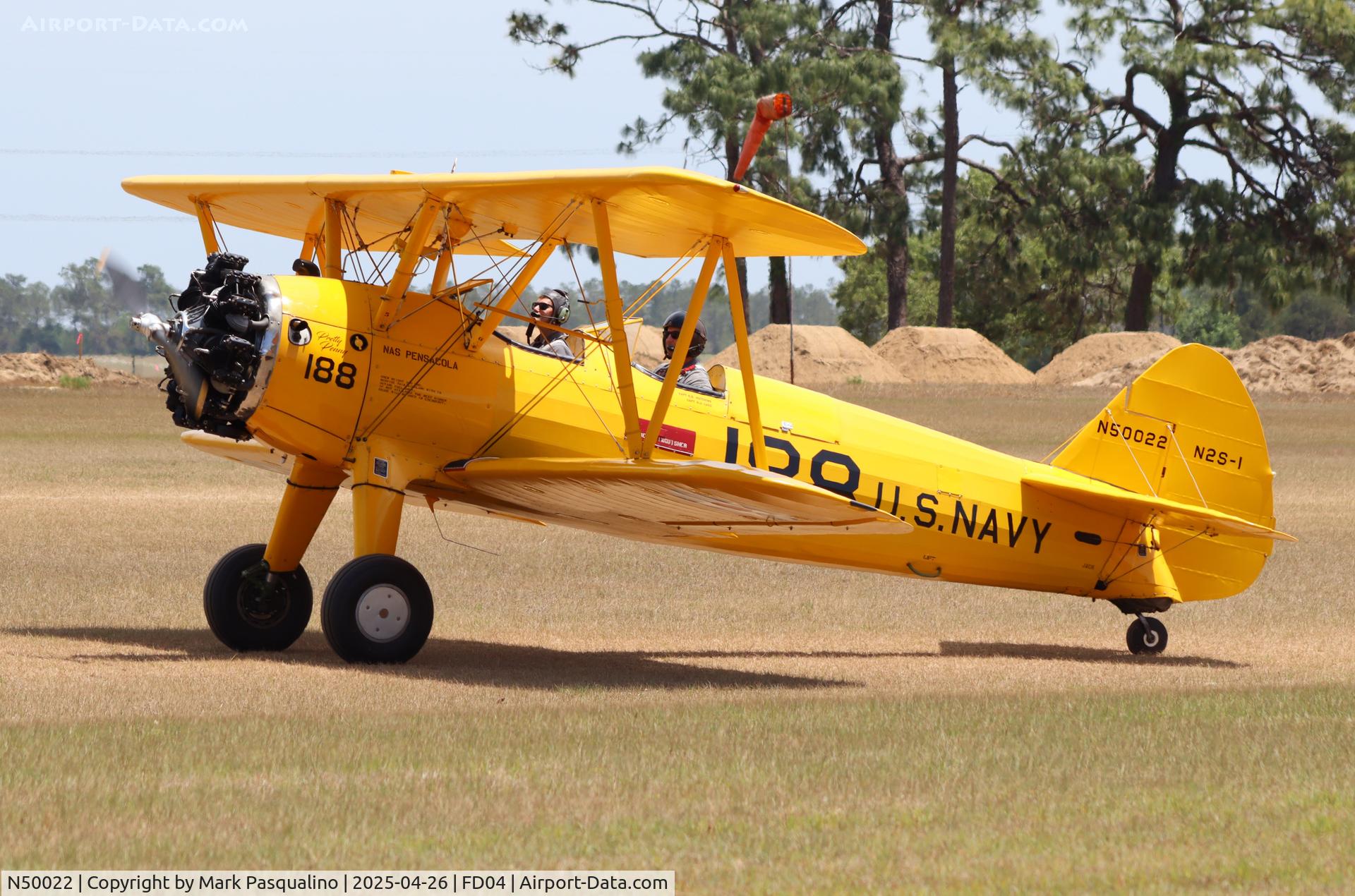 N50022, 1940 Boeing A75N1 C/N 75-965, Stearman