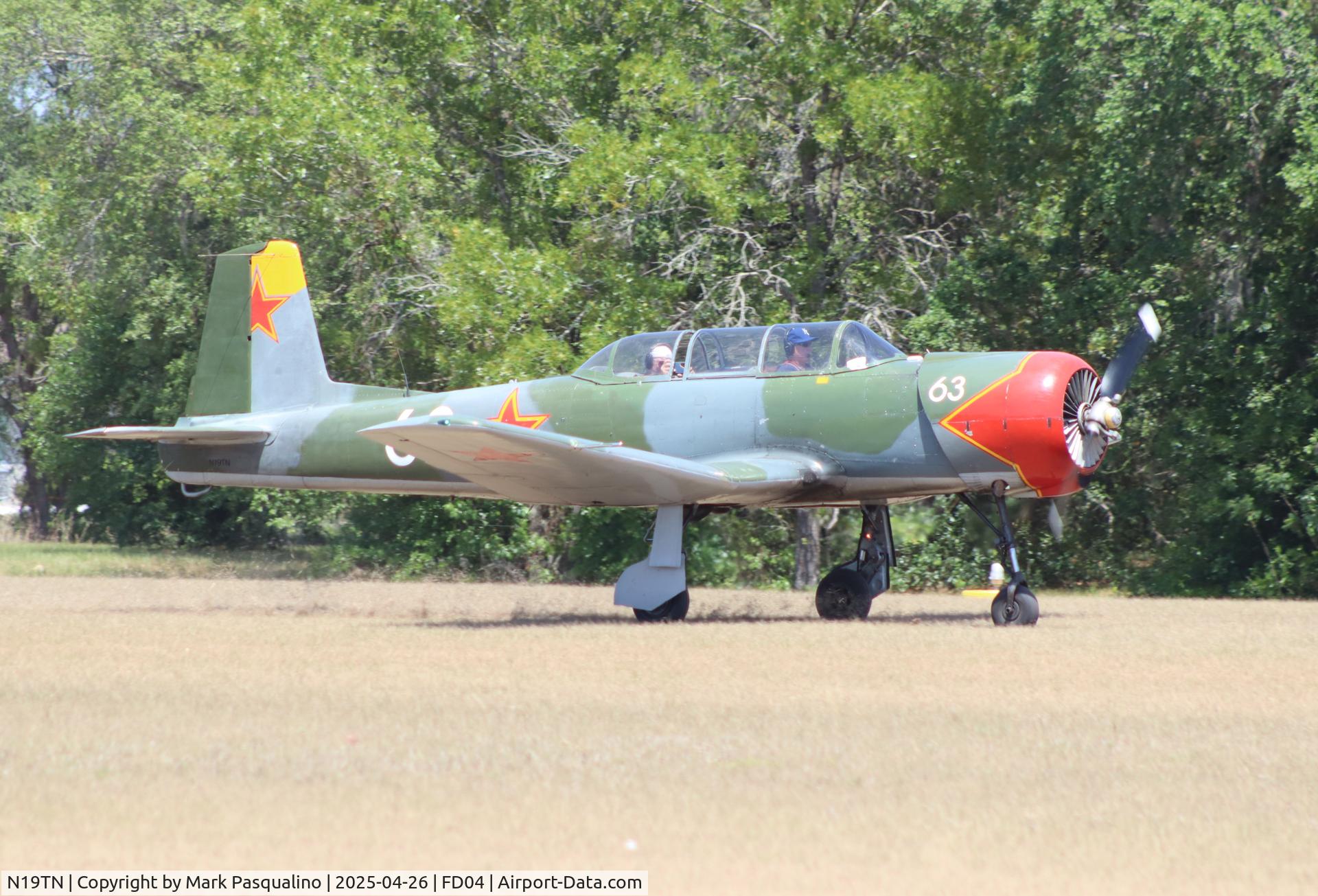 N19TN, 1967 Nanchang CJ-6A C/N 2532045, Nanchang CJ-6A