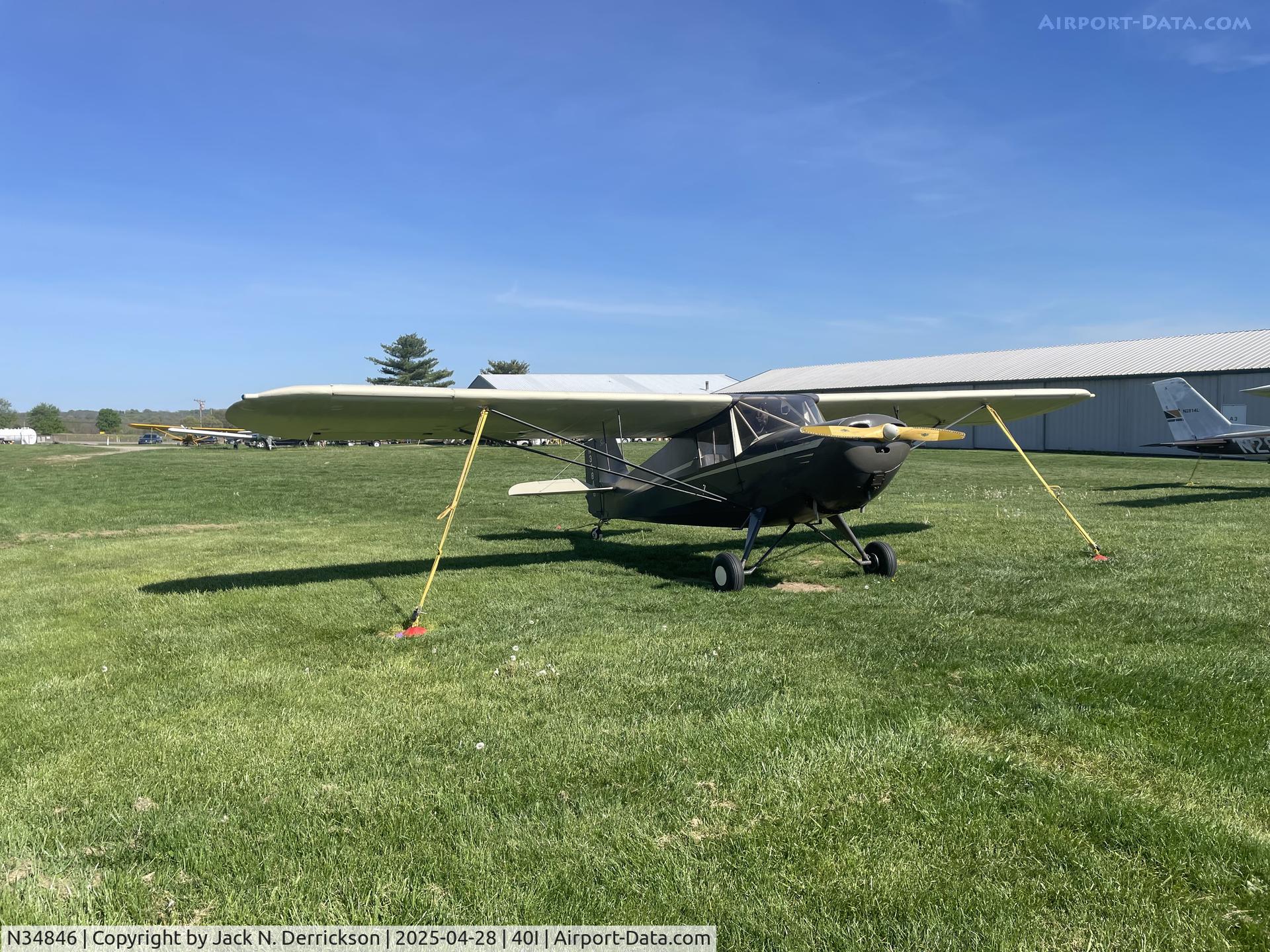 N34846, 1941 Rearwin 175 Skyranger C/N 1561, Rearwin at Stewarts