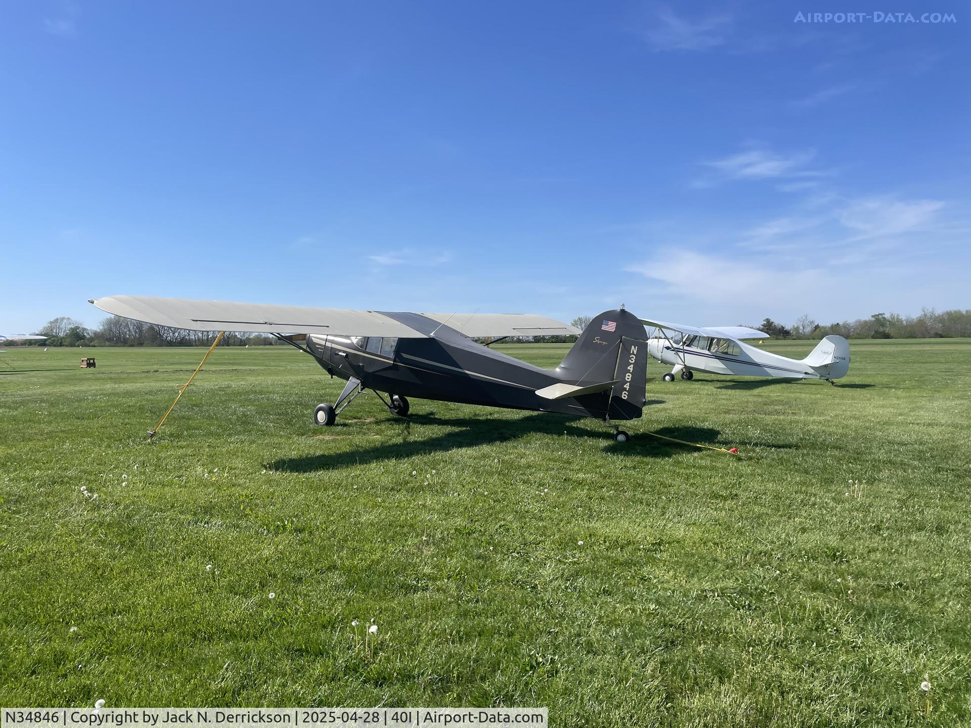 N34846, 1941 Rearwin 175 Skyranger C/N 1561, Rearwin at Stewarts