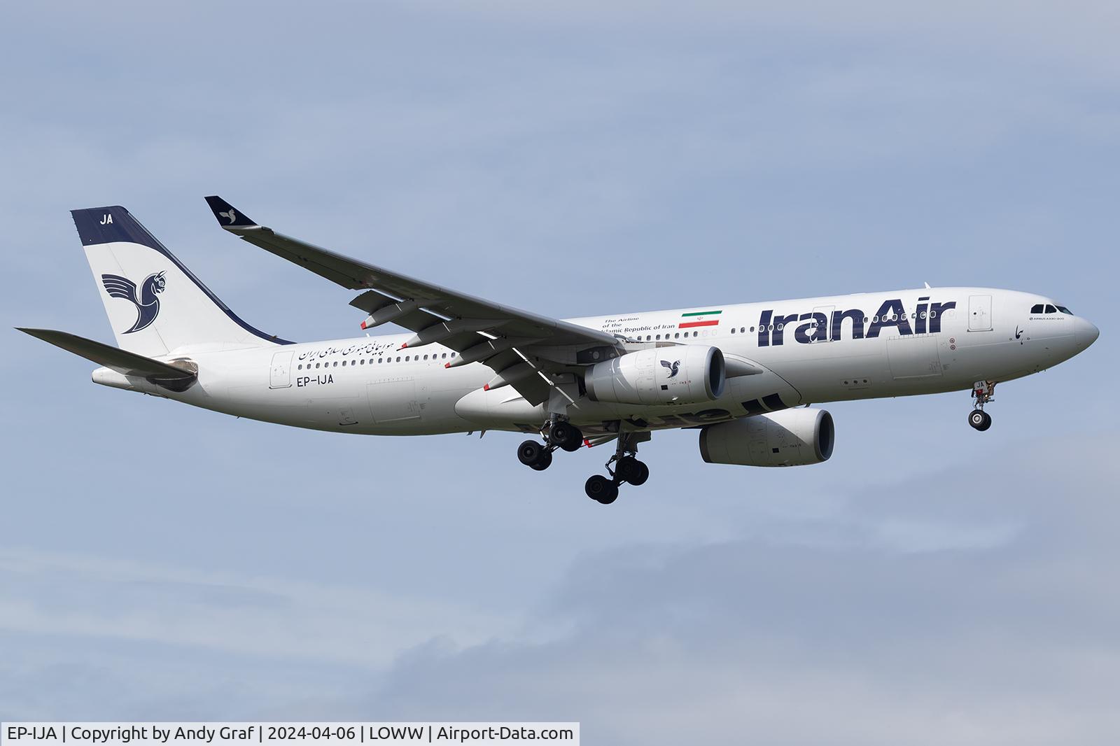 EP-IJA, 2014 Airbus A330-243 C/N 1540, Iran Air A330-200