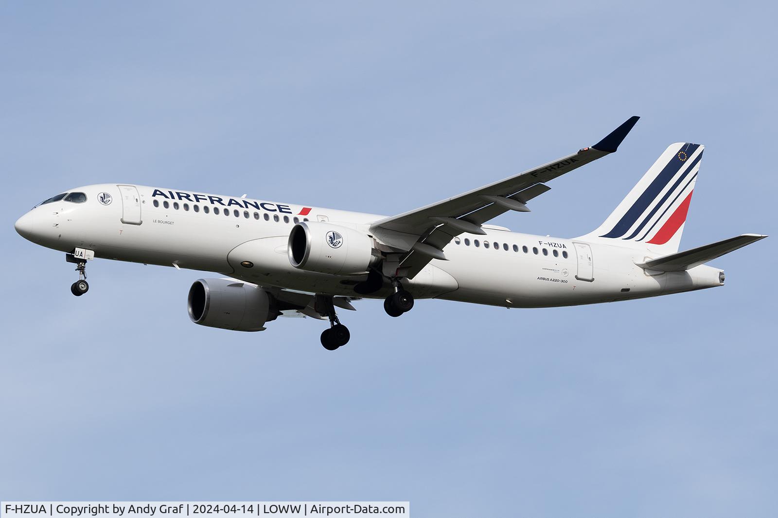 F-HZUA, 2021 Airbus A220-300 C/N 55134, Air France A220-300