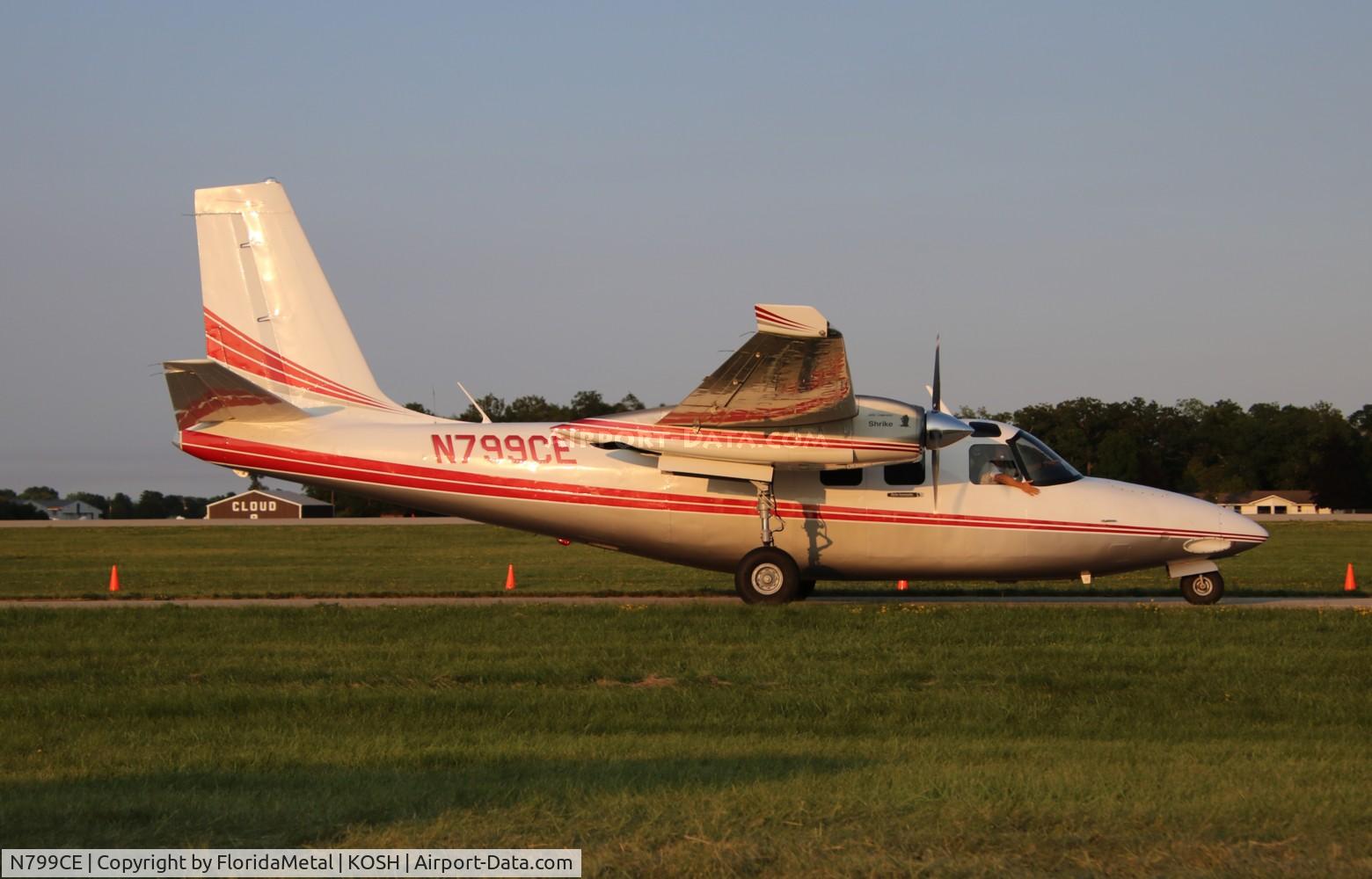 N799CE, 1968 Aero Commander 500 S C/N 1807-17, AC500 zx 