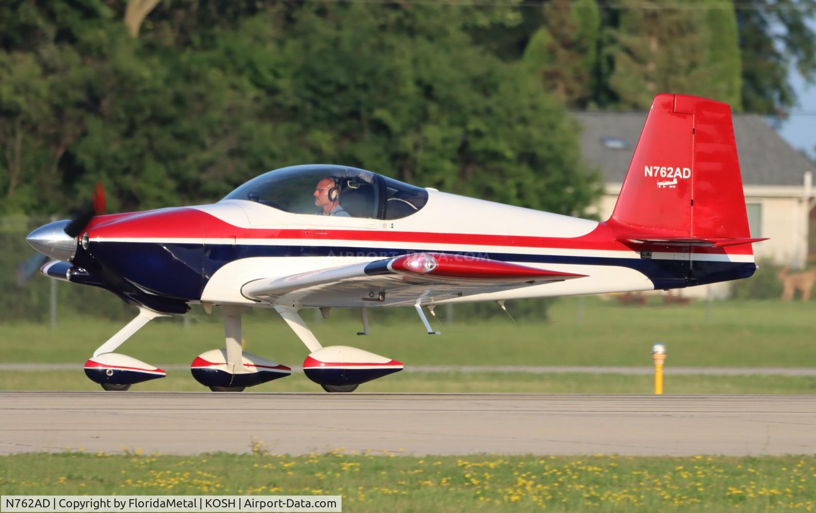 N762AD, Vans RV-7A C/N 72846, RV-7A zx 