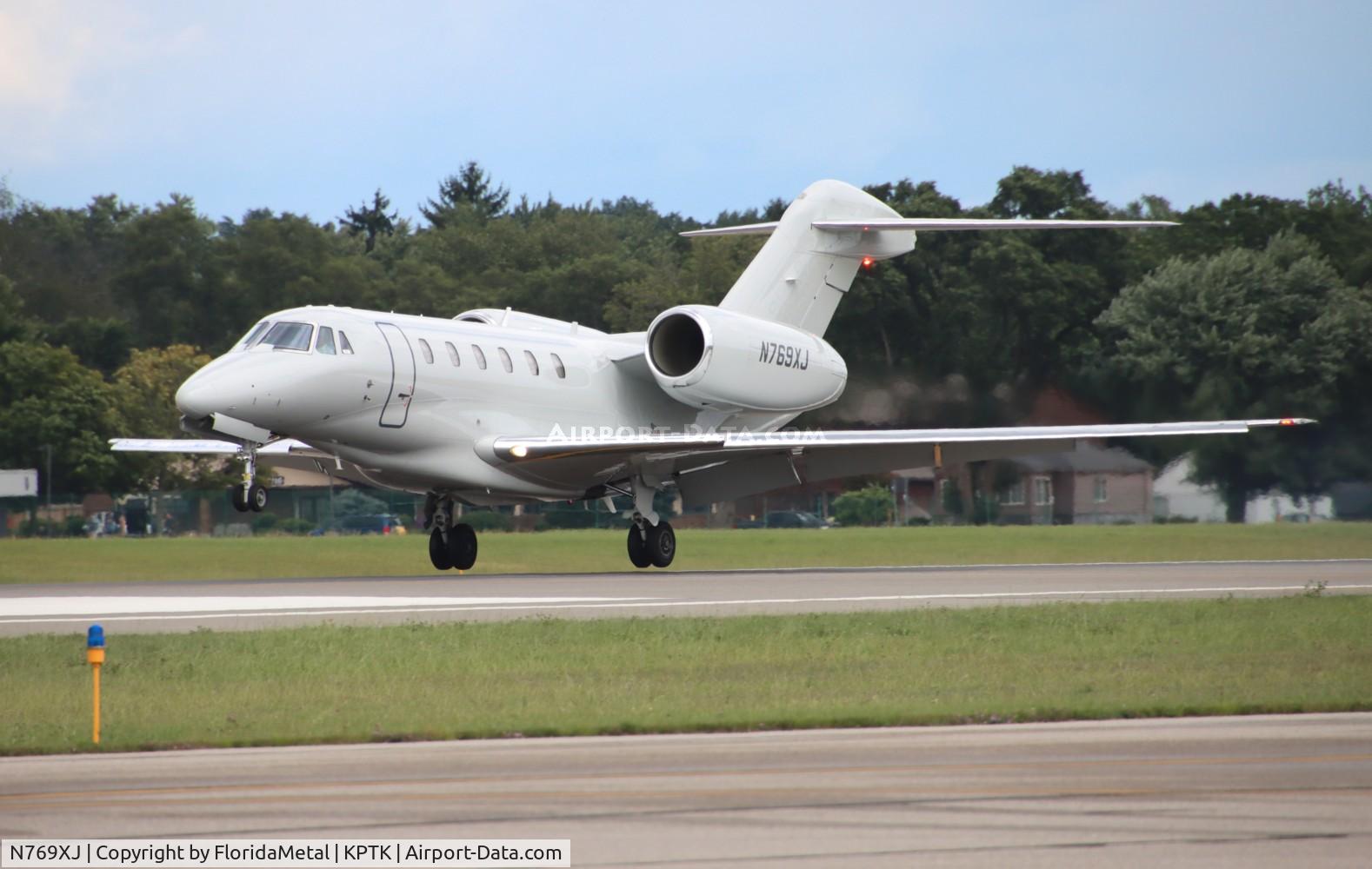 N769XJ, 2007 Cessna 750 Citation X Citation X C/N 750-0269, C750 zx ind-ptk