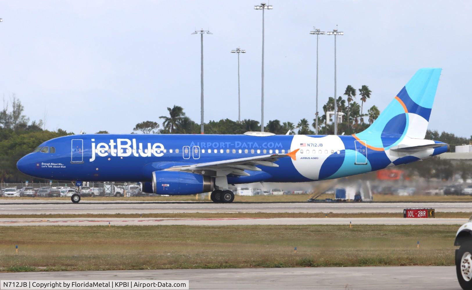 N712JB, 2008 Airbus A320-232 C/N 3517, JBU A320 nc zx pbi-jfk