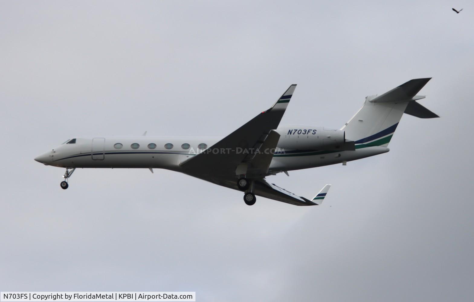 N703FS, Gulfstream Aerospace GV-SP (G550) C/N 5307, G550 zx lrm, mdlr-pbi