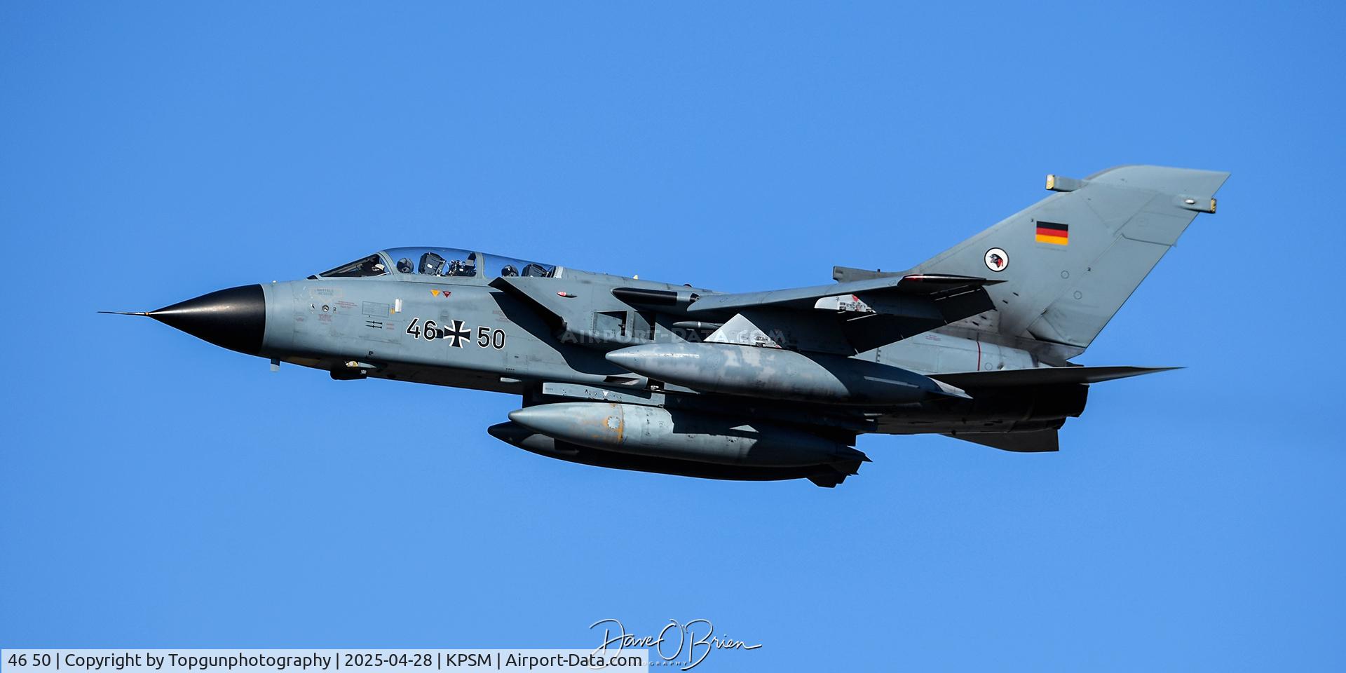 46 50, Panavia Tornado ECR C/N 887/GS283/4350, GAMF52 going around due to flight lead still being on the runway