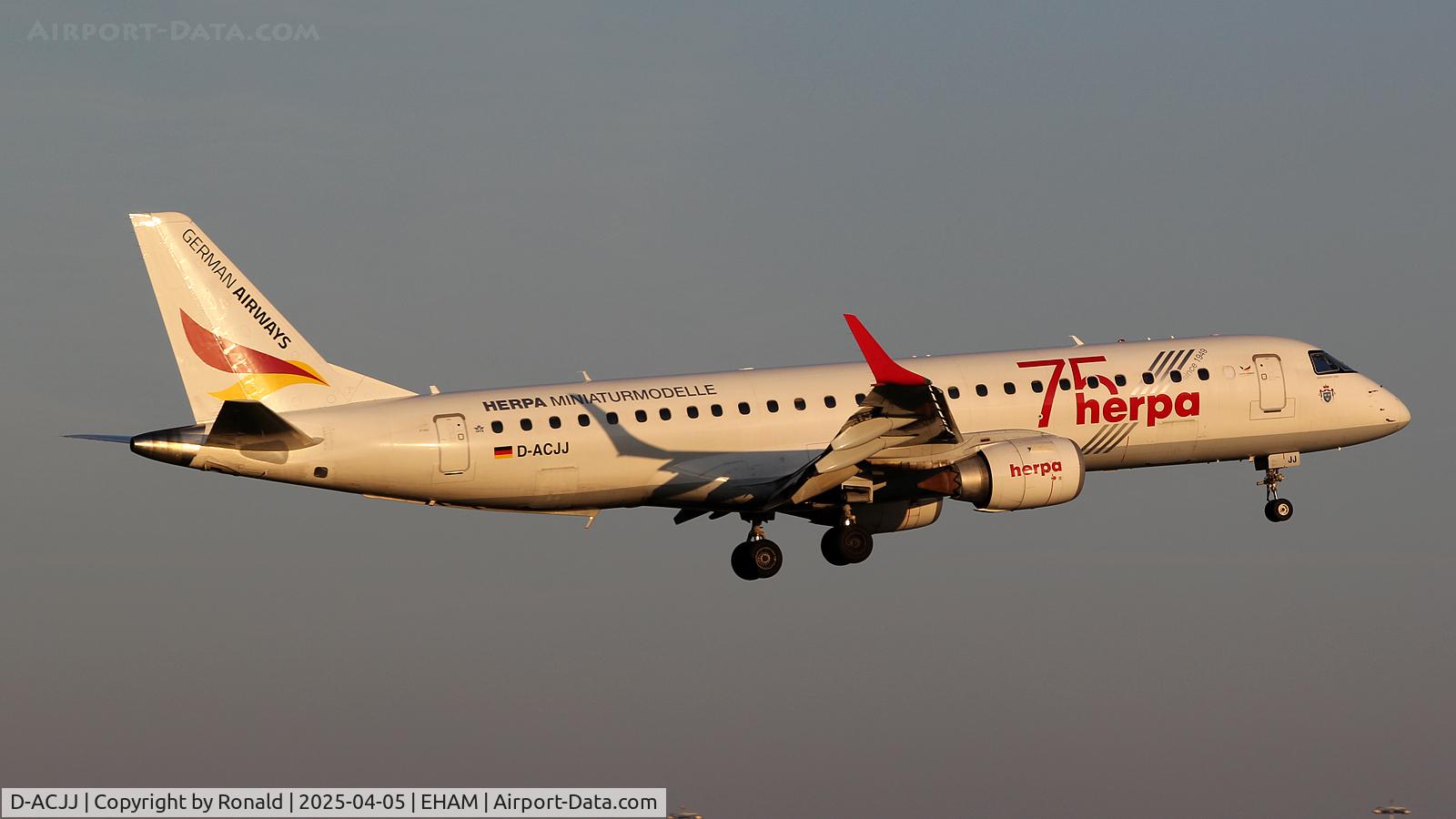 D-ACJJ, 2007 Embraer 190LR (ERJ-190-100LR) C/N 19000114, at eham
