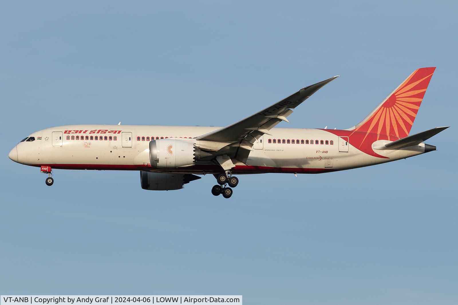 VT-ANB, 2011 Boeing 787-8 Dreamliner C/N 36274, Air India 787-8