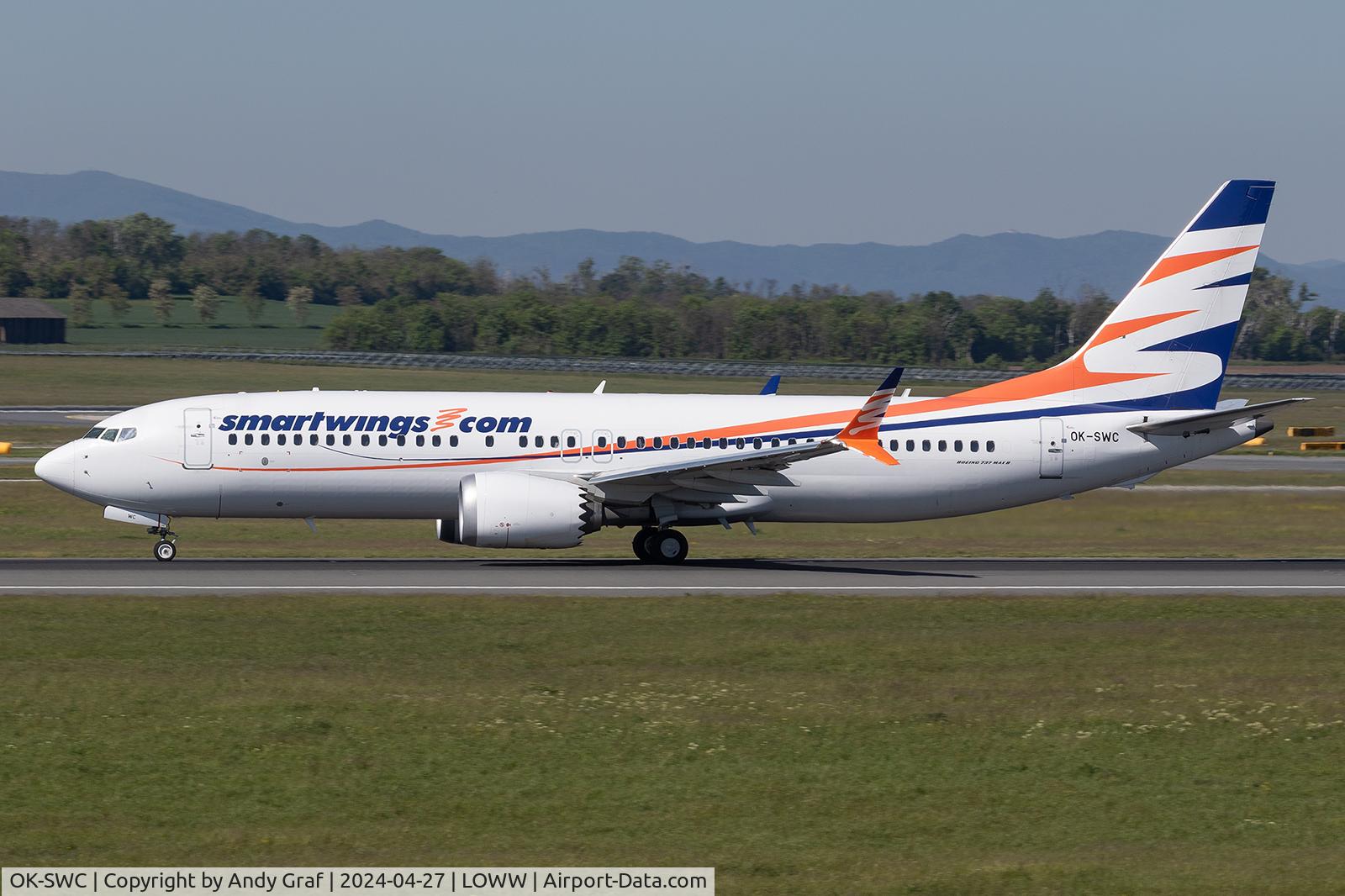 OK-SWC, 2018 Boeing 737-8 MAX C/N 43296, Smartwimgs 737-8Max