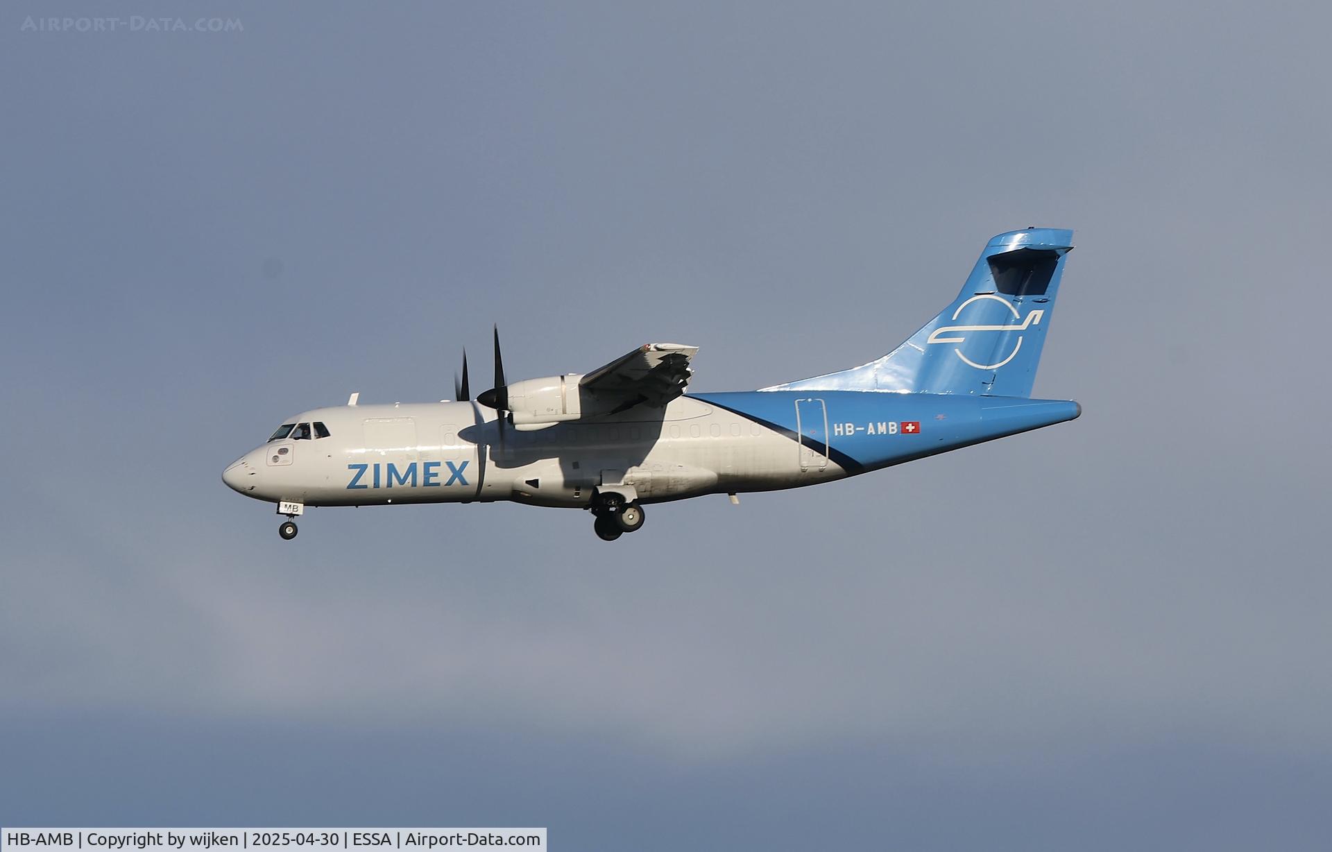HB-AMB, 1992 ATR 42-312QC C/N 317, Rwy 01L