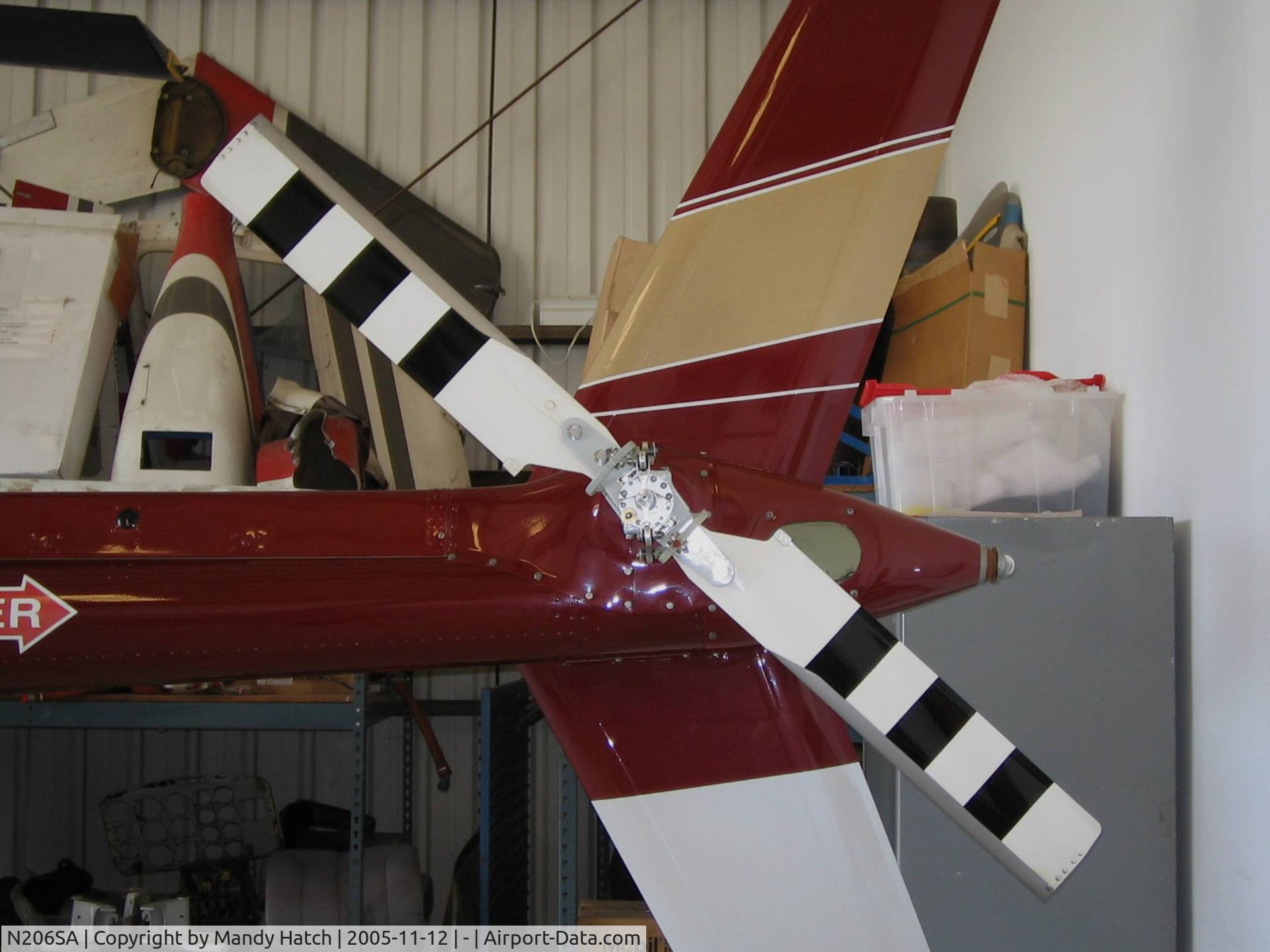 N206SA, 1973 Bell 206B JetRanger II C/N 1013, Tail Rotor Assembly