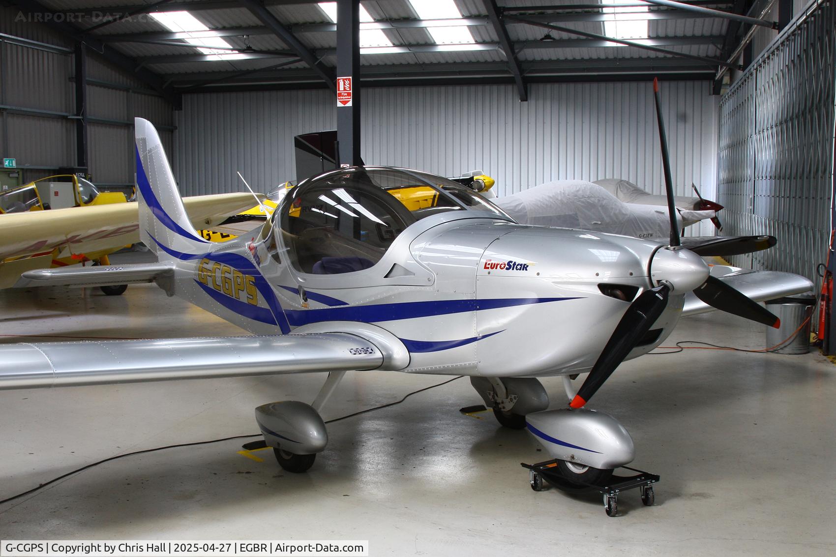 G-CGPS, 2010 Aerotechnik EV-97 Eurostar SL C/N LAA 315B-14987, Breighton - EGBR
