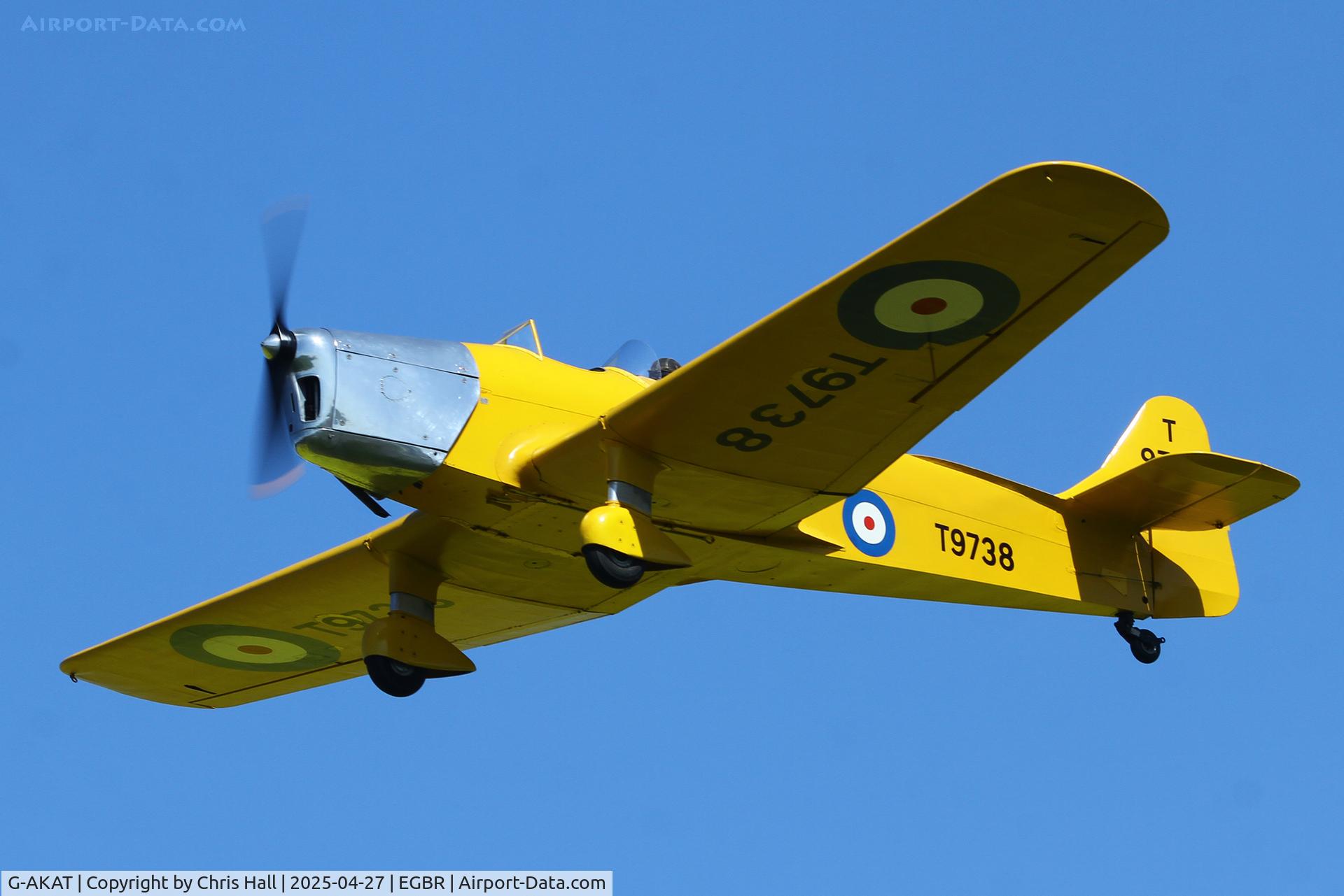 G-AKAT, 1940 Miles M14A Hawk Trainer 3 C/N 2005, Breighton - EGBR