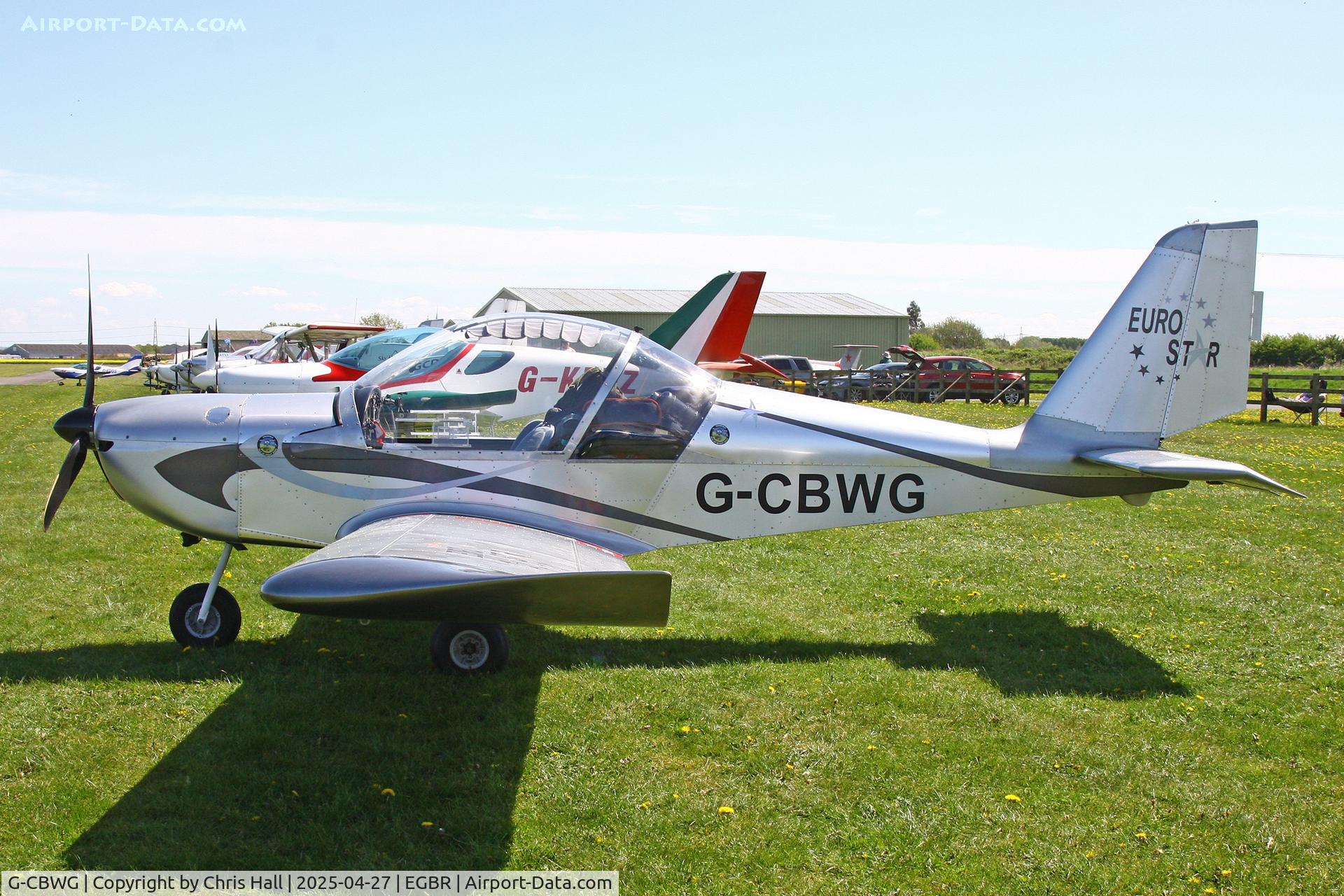 G-CBWG, 2002 Aerotechnik EV-97A Eurostar C/N PFA 315-13918, Breighton - EGBR