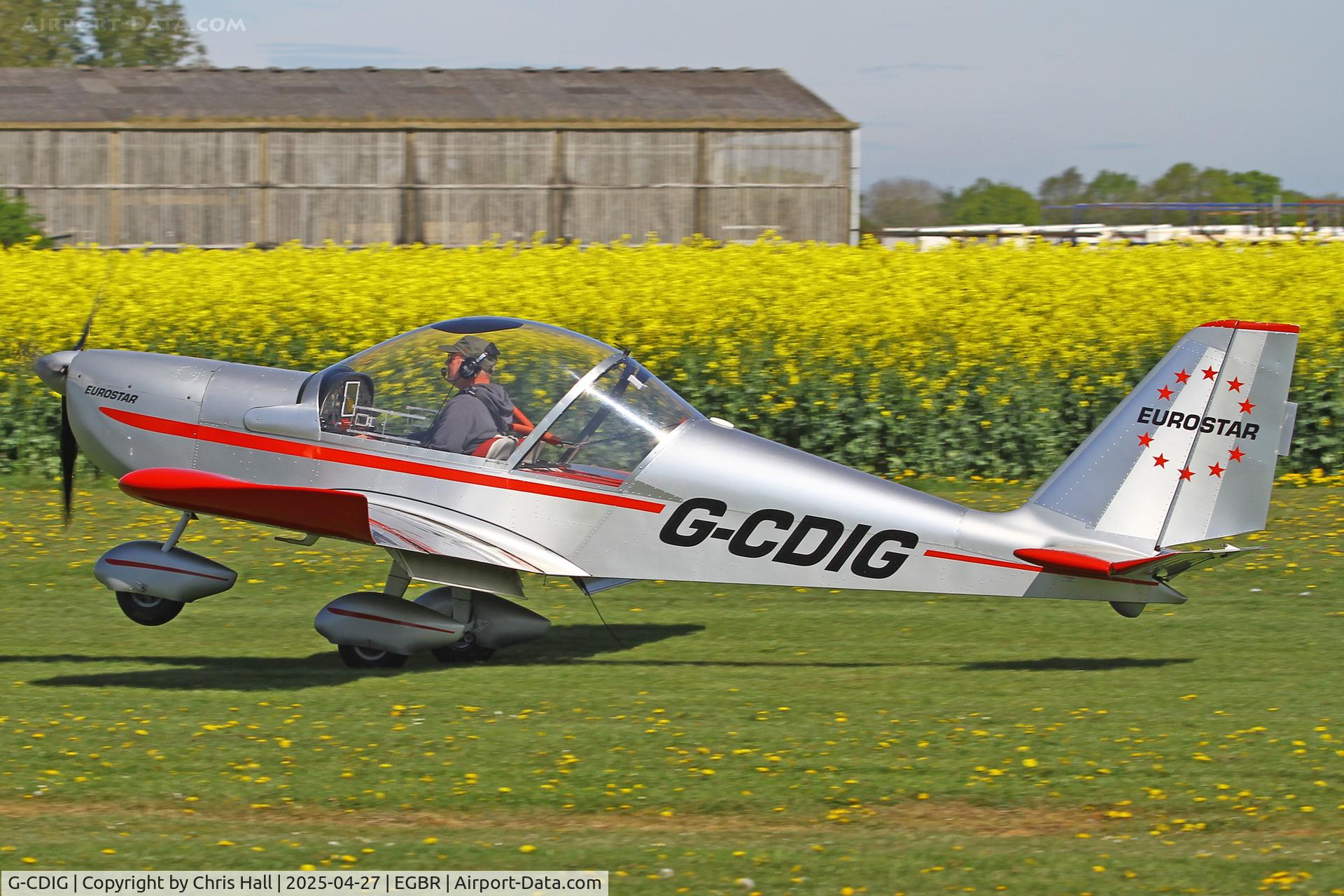 G-CDIG, 2005 Aerotechnik EV-97 Eurostar C/N PFA 315-14353, Breighton - EGBR