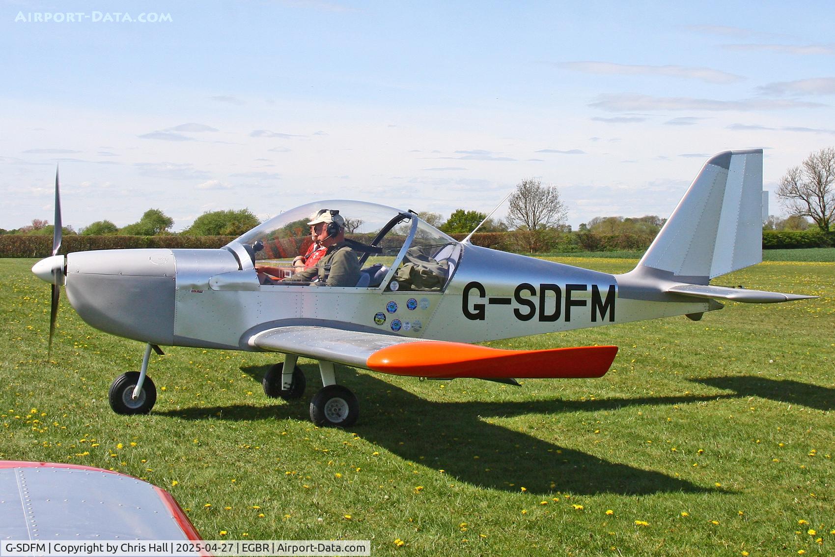 G-SDFM, 2002 Aerotechnik EV-97 Eurostar C/N PFA 315-13884, Breighton - EGBR
