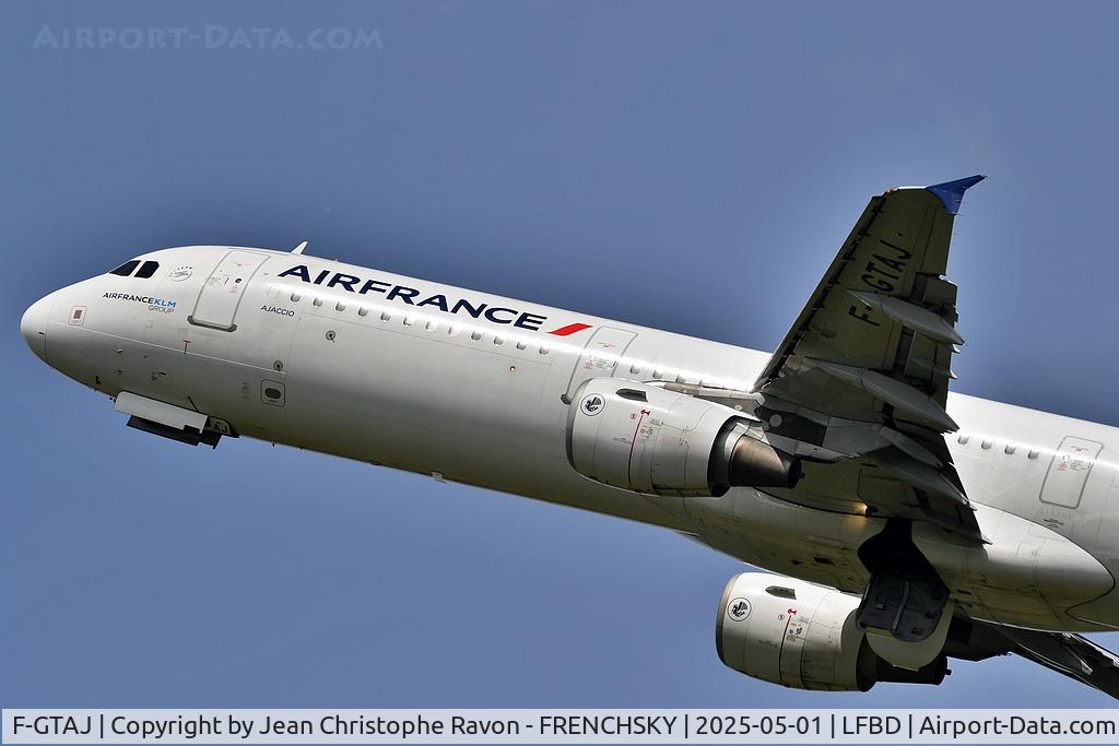 F-GTAJ, 2001 Airbus A321-211 C/N 1476, Bordeaux (BOD)	Paris (CDG)	AF7433