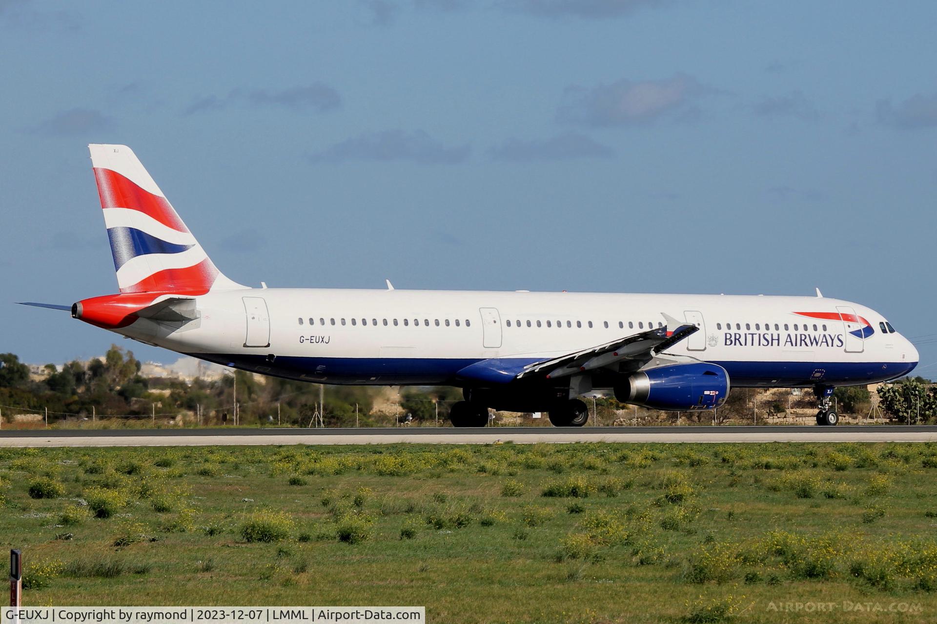 G-EUXJ, 2007 Airbus A321-231 C/N 3081, Airbus A321-231 reg G-EUXJ of British Airways