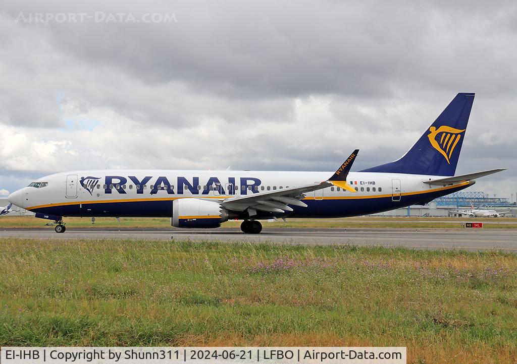 EI-IHB, 2023 Boeing 737-8-200 MAX C/N 67082, Taxiing to the Terminal...