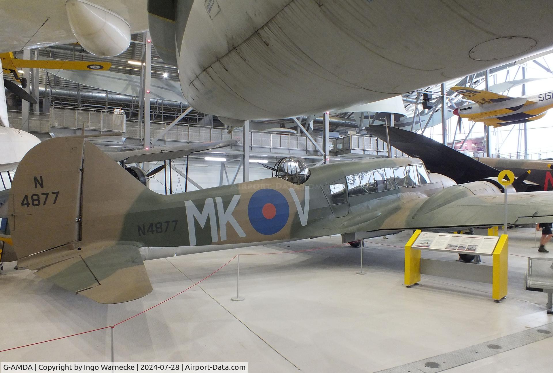G-AMDA, Avro 652A Anson 1 C/N N4877, Avro 652A Anson I at the IWM and other collections, Duxford