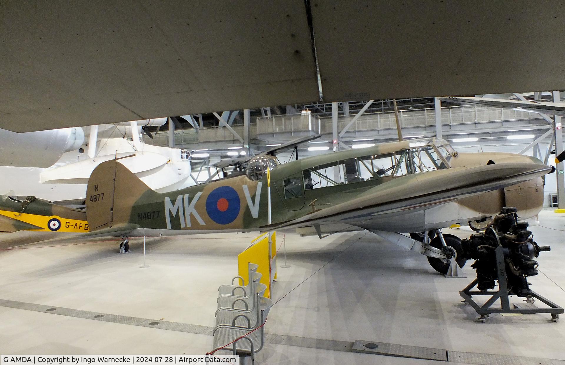 G-AMDA, Avro 652A Anson 1 C/N N4877, Avro 652A Anson I at the IWM and other collections, Duxford
