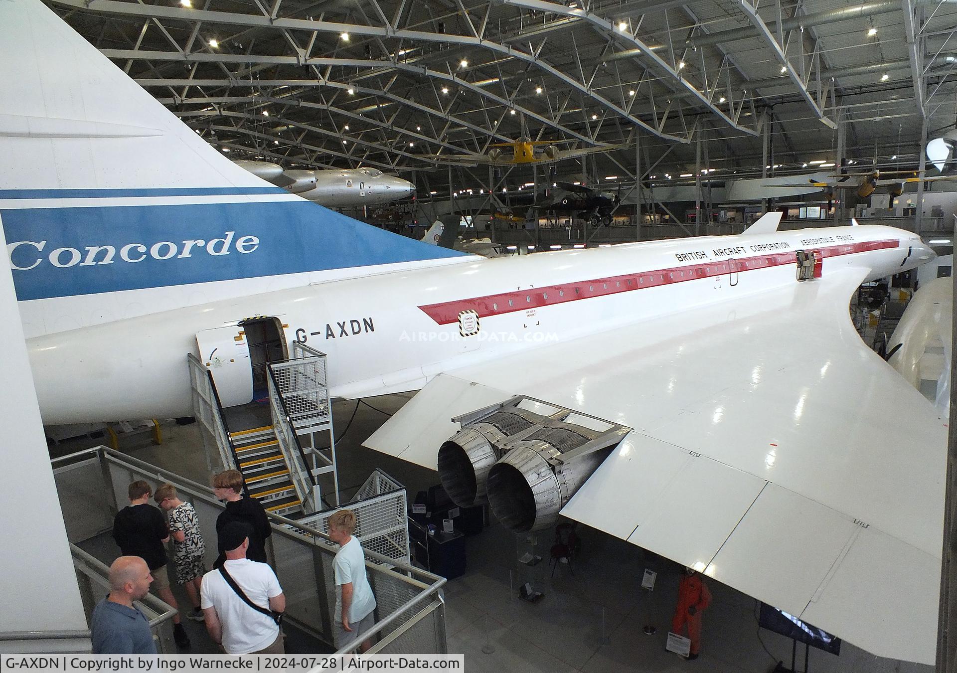 G-AXDN, 1968 Aerospatiale-BAC Concorde Prototype C/N 01/13522, BAC / Aerospatiale Concorde at the IWM and other collections, Duxford
