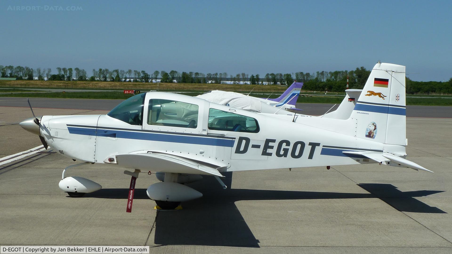 D-EGOT, 1976 Grumman American AA-5A Cheetah C/N AA5A-0032, Lelystad Airport
