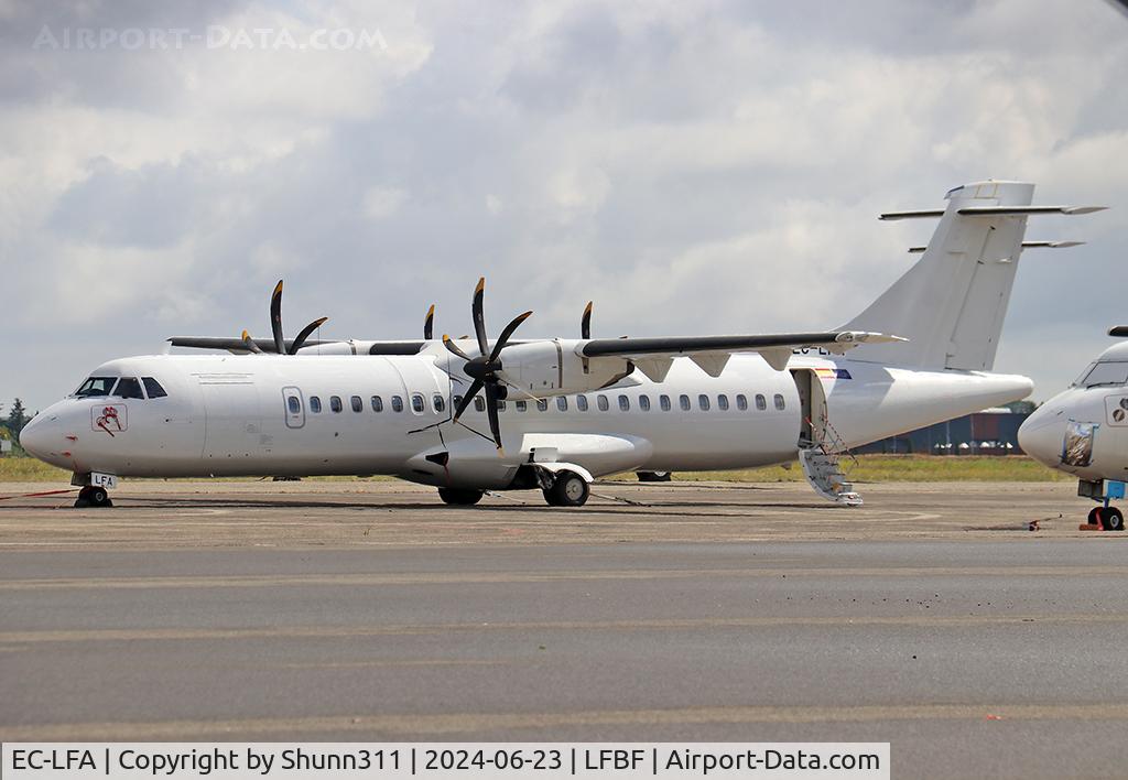 EC-LFA, 2010 ATR 72-212A C/N 902, Parked in all white c/s without titles...