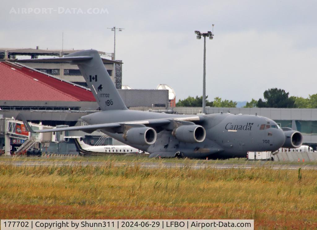 177702, 2007 Boeing CC-177 Globemaster III C/N F-180, Parked at the Cargo area...