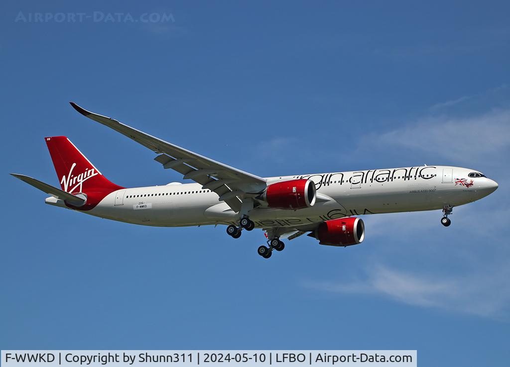F-WWKD, 2024 Airbus A330-941 C/N 2061, C/n 2061 - To be G-VSRD
