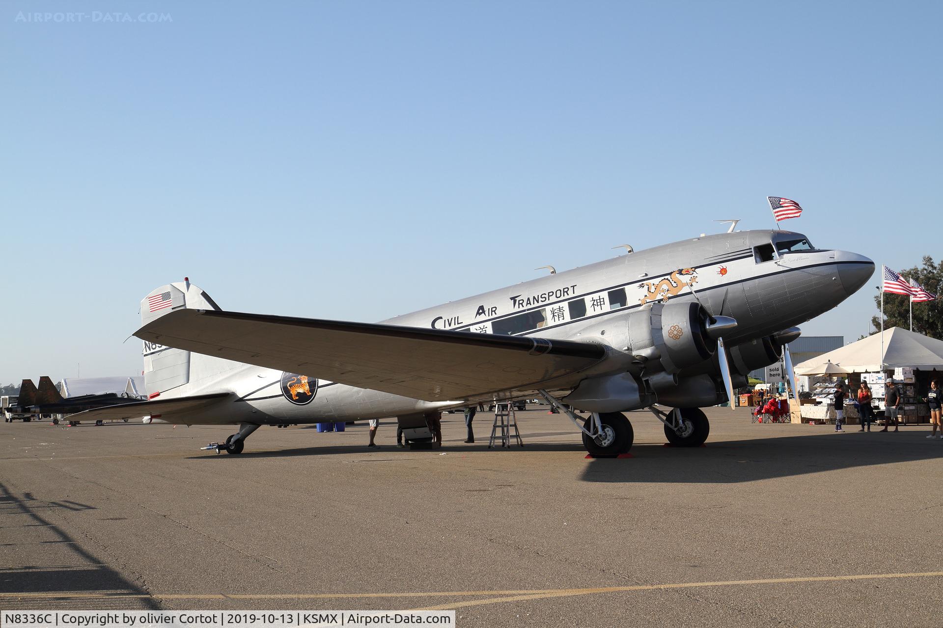N8336C, 1942 Douglas DC-53-DO C/N 7313, Santa Maria airshow 2019