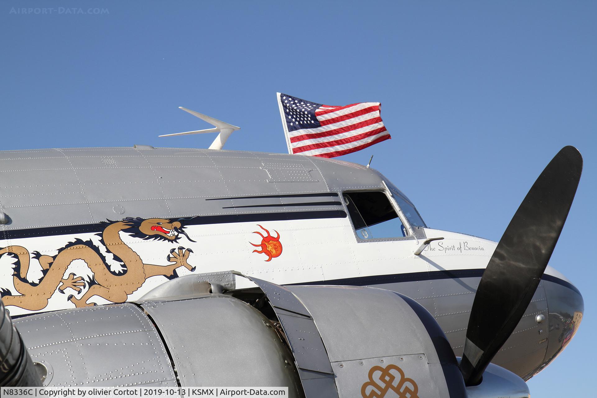 N8336C, 1942 Douglas DC-53-DO C/N 7313, Santa Maria airshow 2019