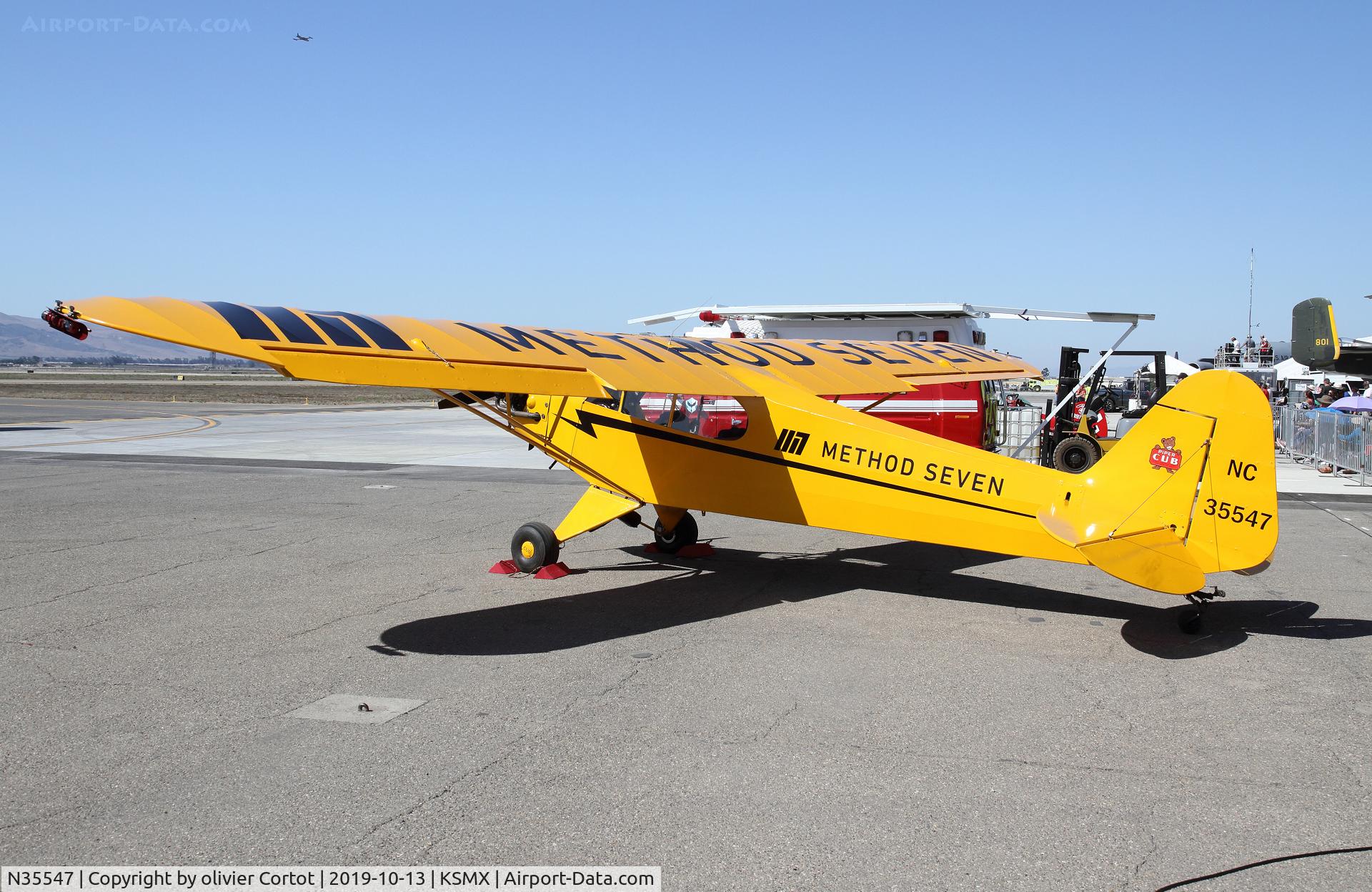 N35547, 1941 Piper J3C-65 Cub C/N 6452, Santa Maria airshow 2019