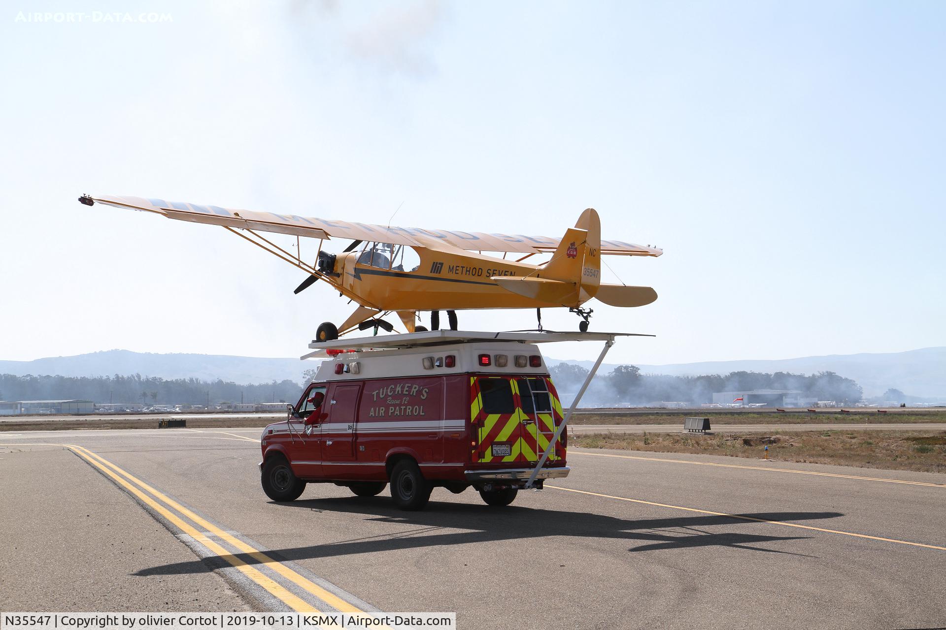 N35547, 1941 Piper J3C-65 Cub C/N 6452, Santa Maria airshow 2019