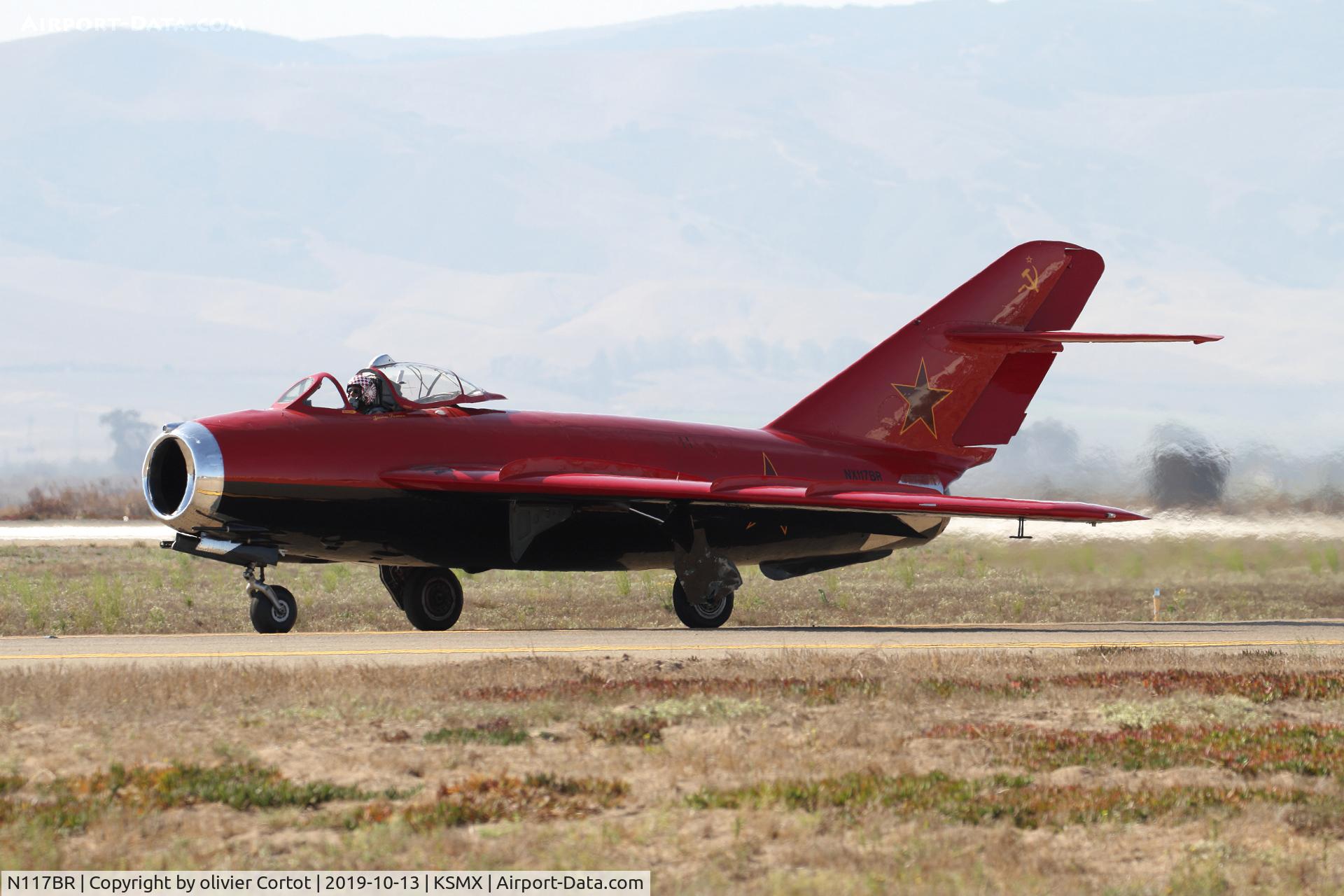 N117BR, 1959 PZL-Mielec Lim-5 (MiG-17F) C/N 1C1529, Santa Maria airshow 2019